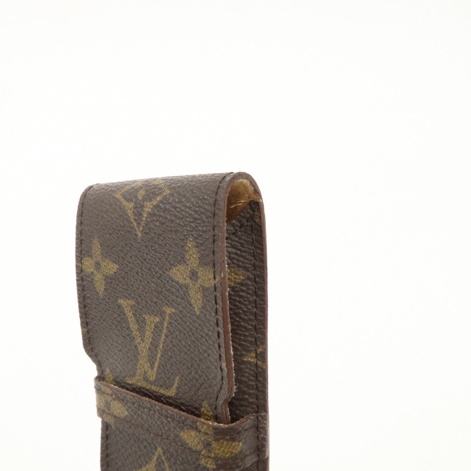 Louis Vuitton Monogram Set of 2 etui stylo Pen Case Brown M62990