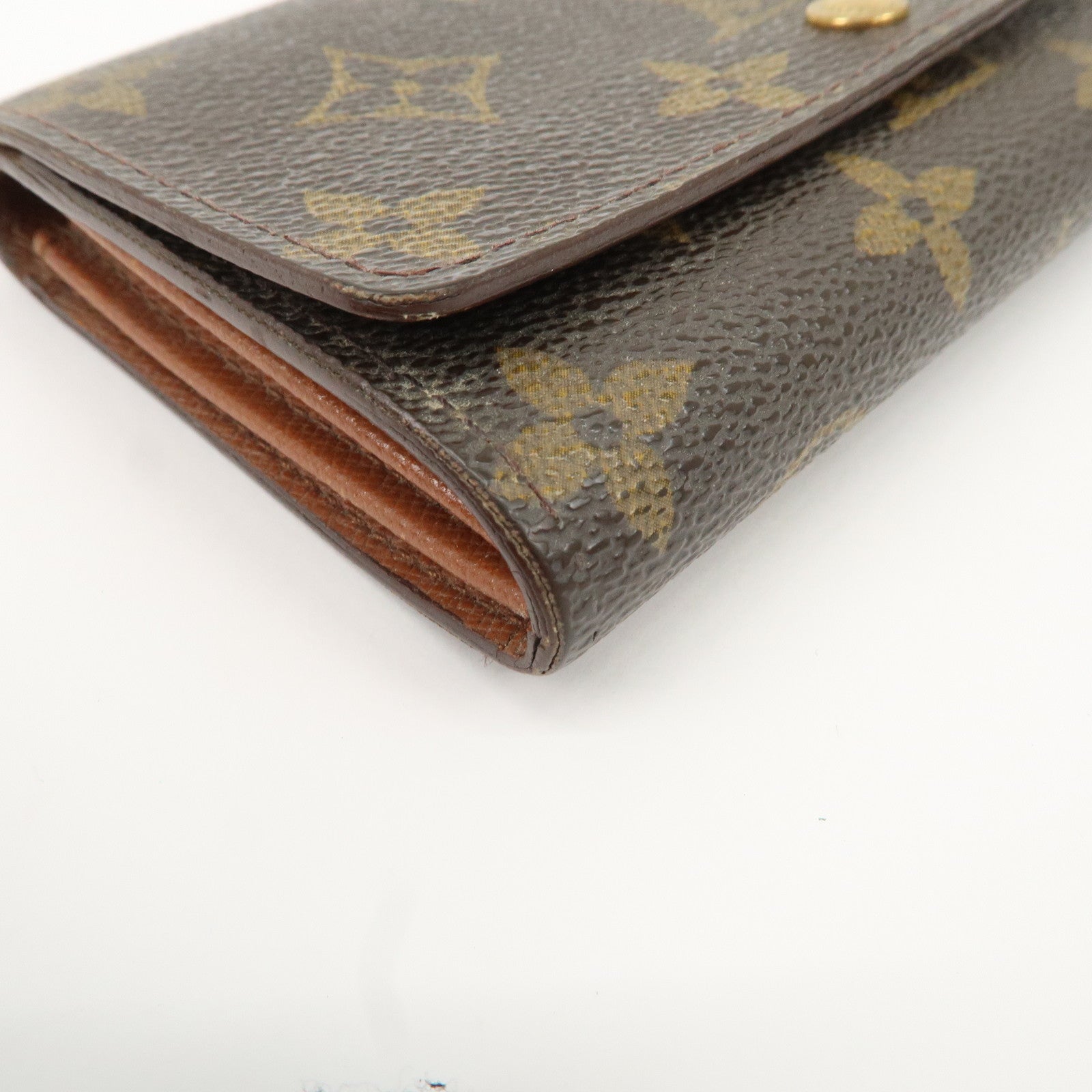 Louis Vuitton Monogram Porte Monnaie Zip Bifold Wallet M61735