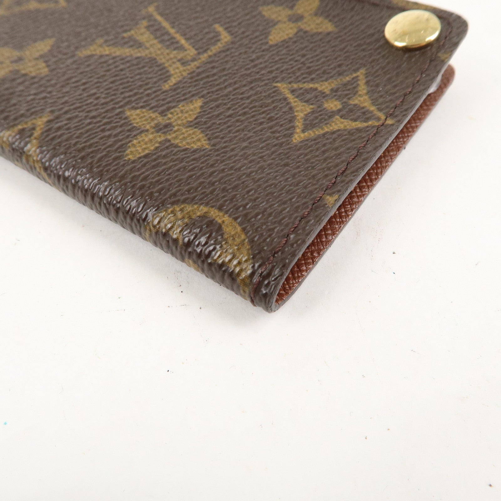 Louis Vuitton Monogram Porte Cartes Credit Pression Brown M60937