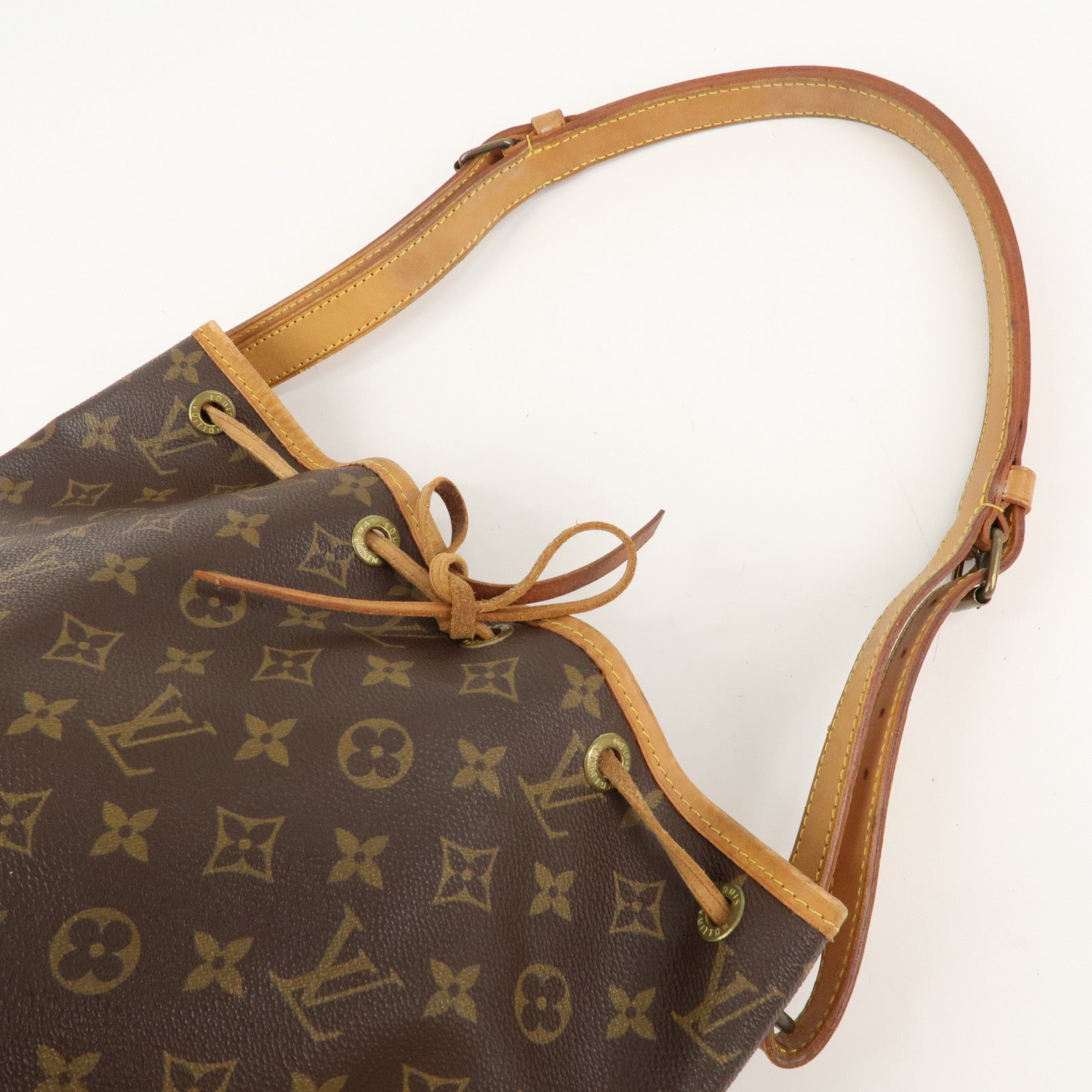 Louis Vuitton Monogram Petit Noe Shoulder Bag Brown M42226 Used