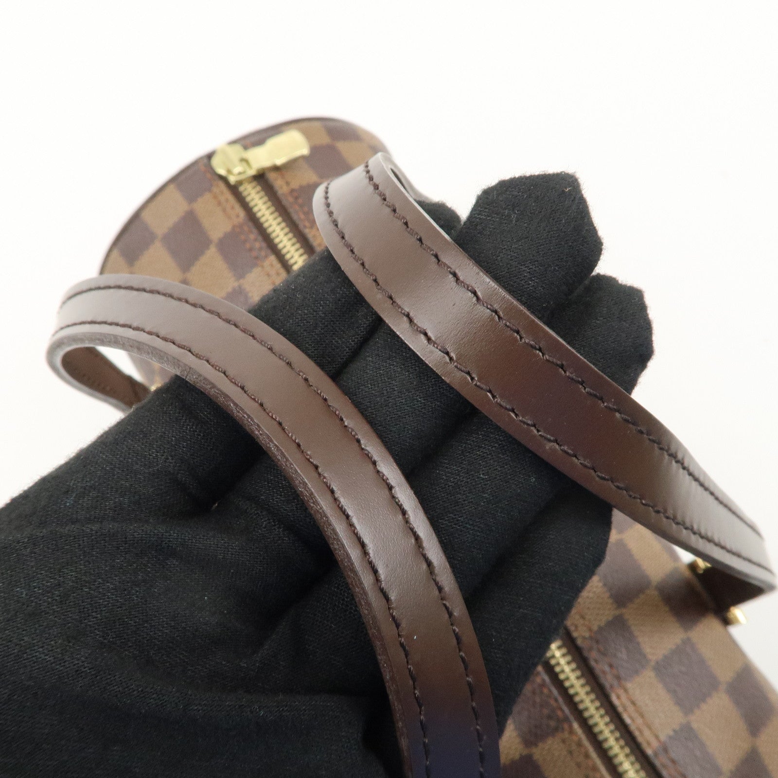 Louis Vuitton Damier Ebene Papillon 26 Hand Bag Brown N51304 Used