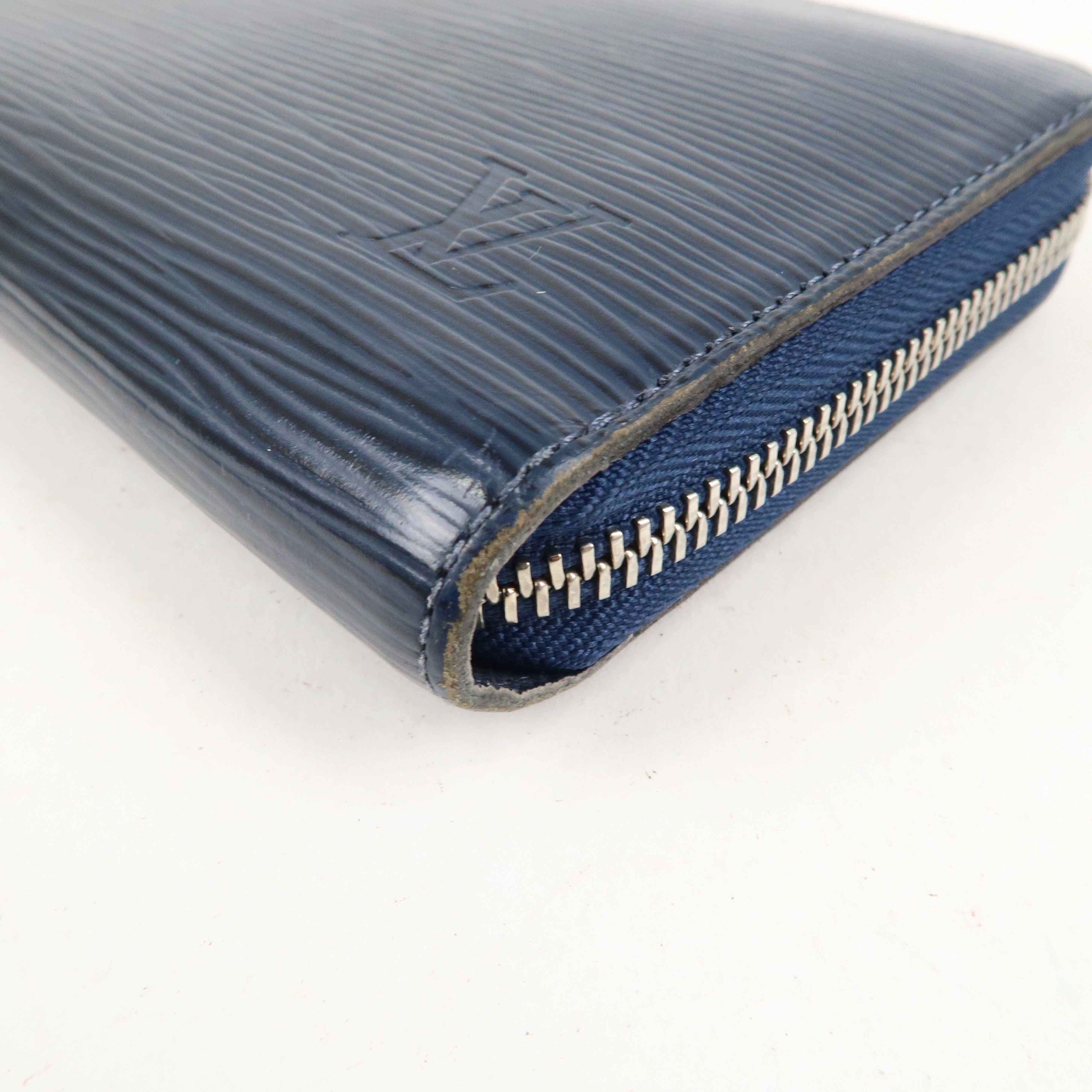 Louis Vuitton Epi Zippy Wallet Long Wallet Andigo Blue M60307