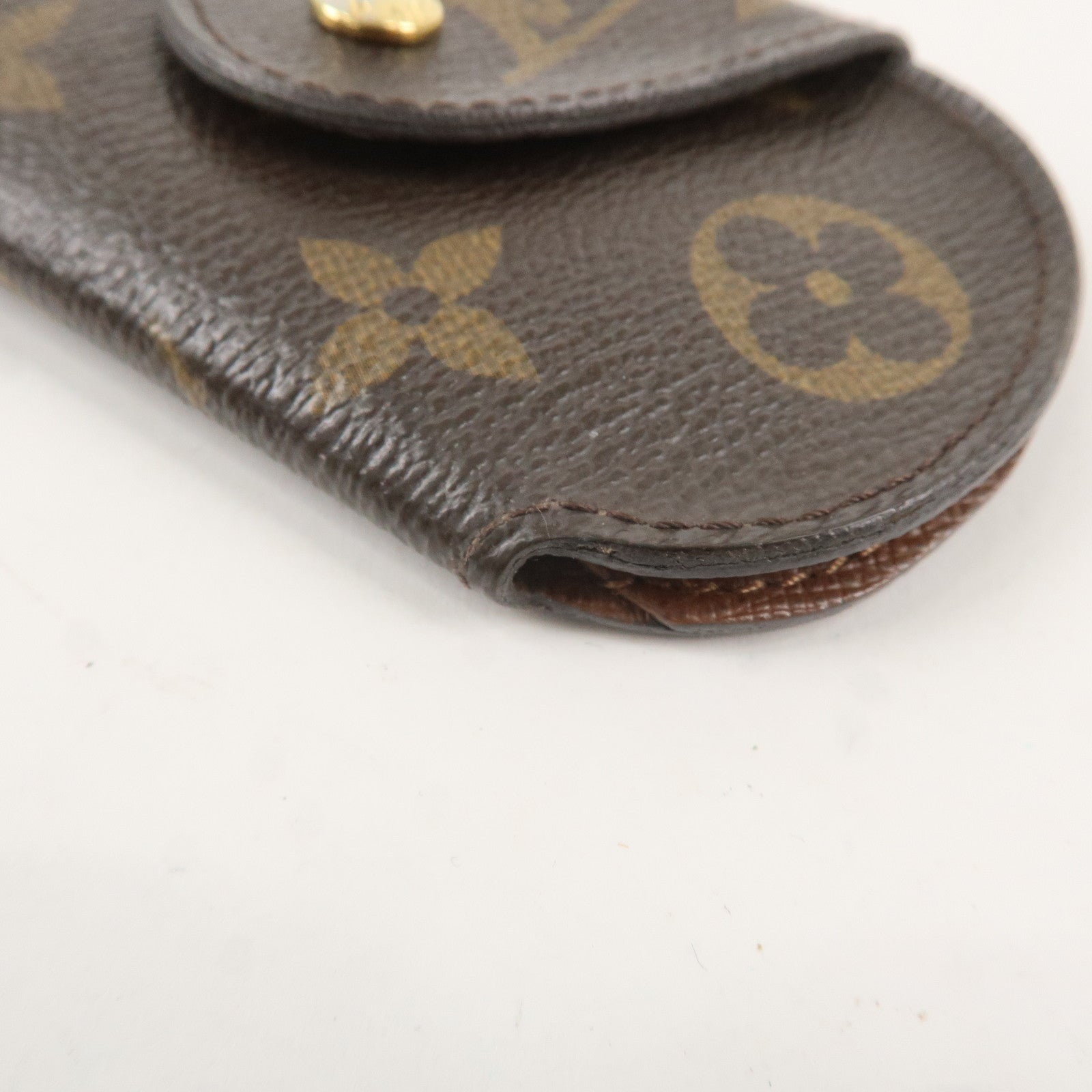 Louis Vuitton Monogram Round PM 4 Key Case Brown M60115