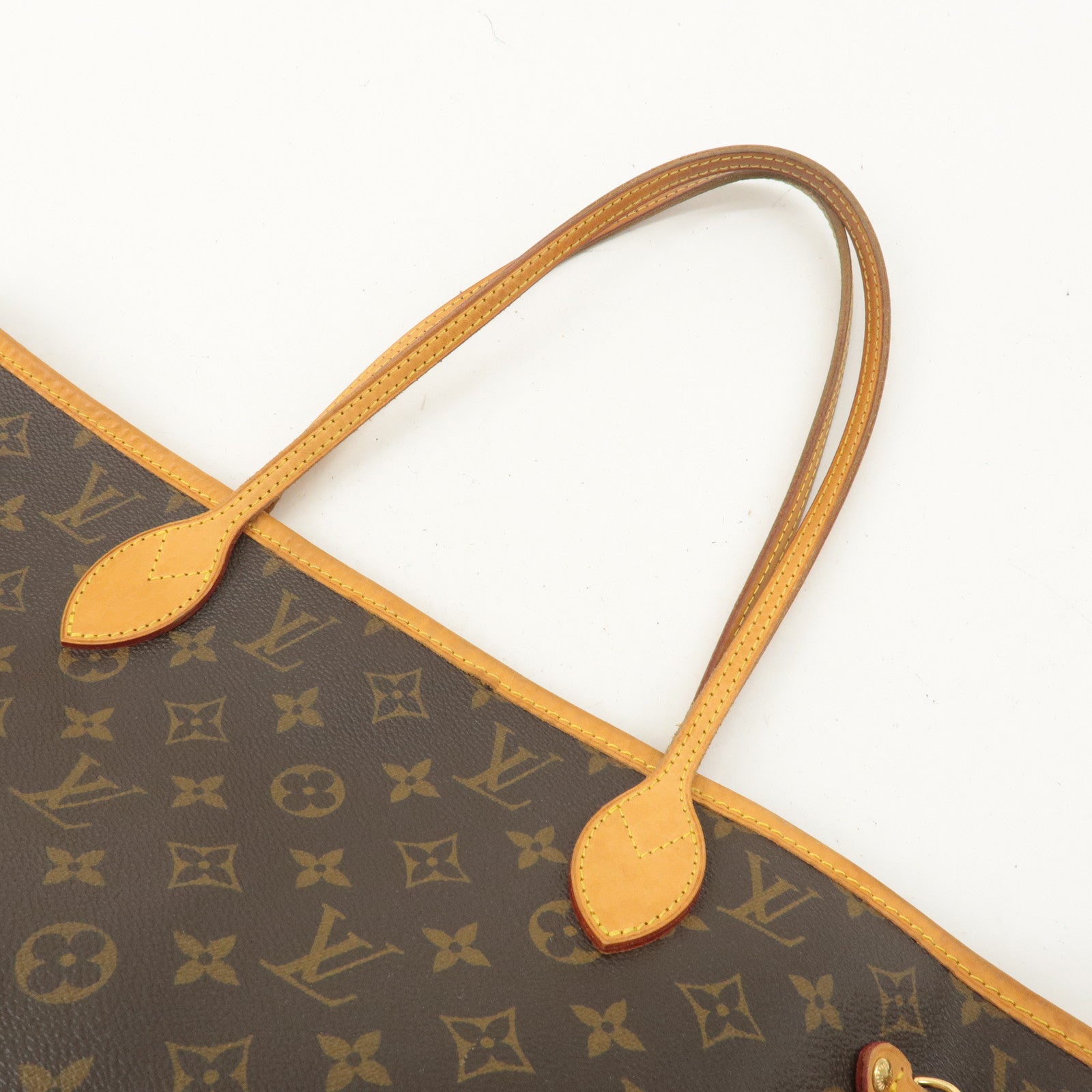 Louis Vuitton Monogram Neverfull MM Tote Bag Brown M40995