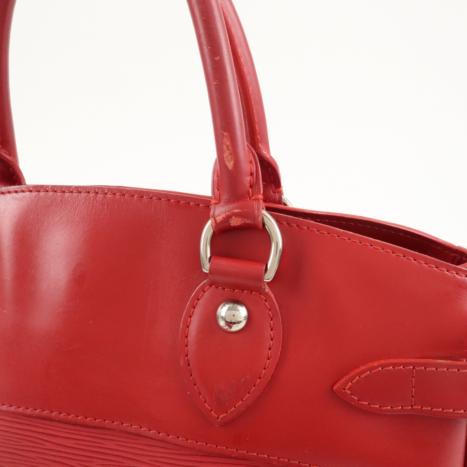 Louis Vuitton Epi Leather Passy PM Tote Bag Rouge M5926E