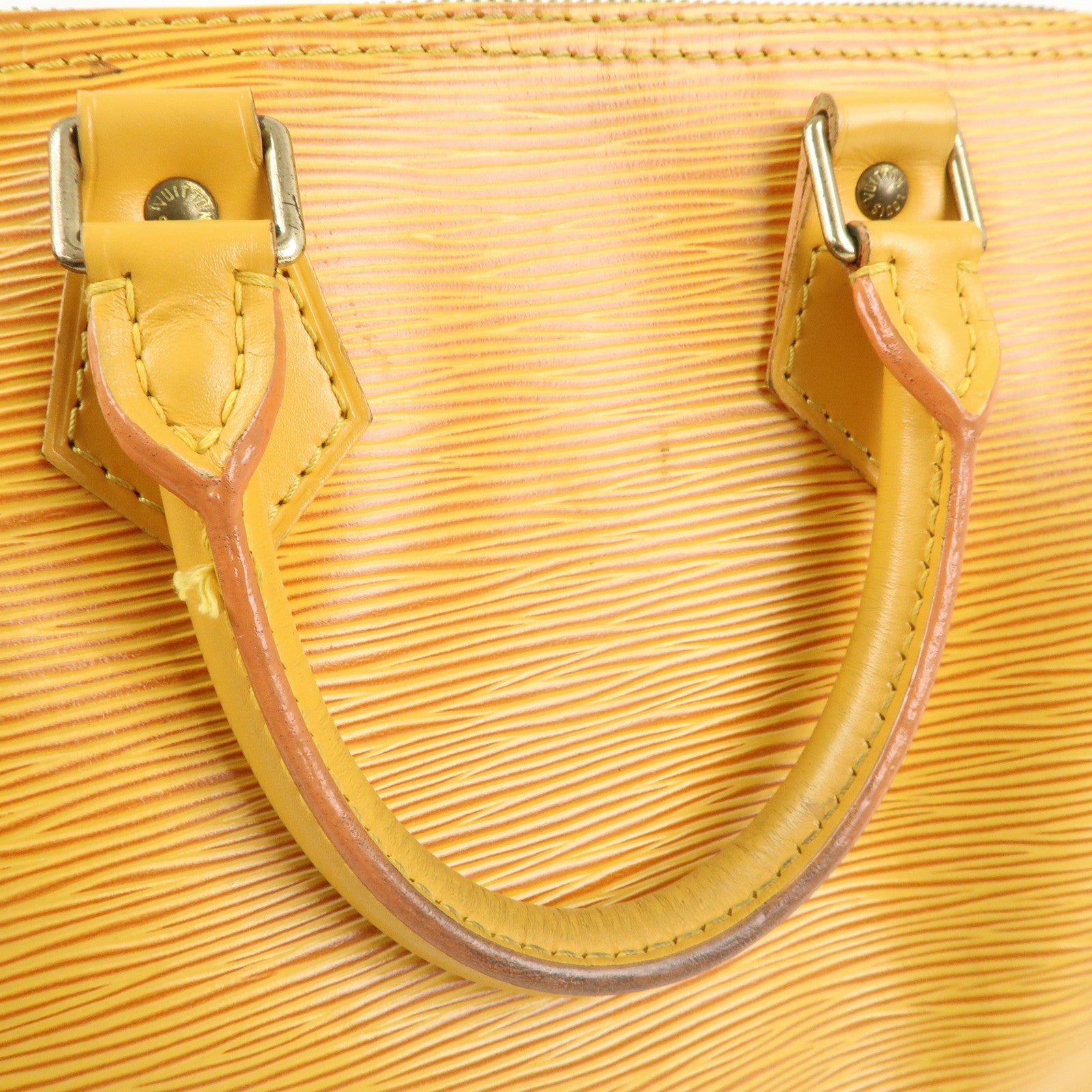 Louis Vuitton Epi Speedy 25 Boston Bag Hand Bag Yellow M43019