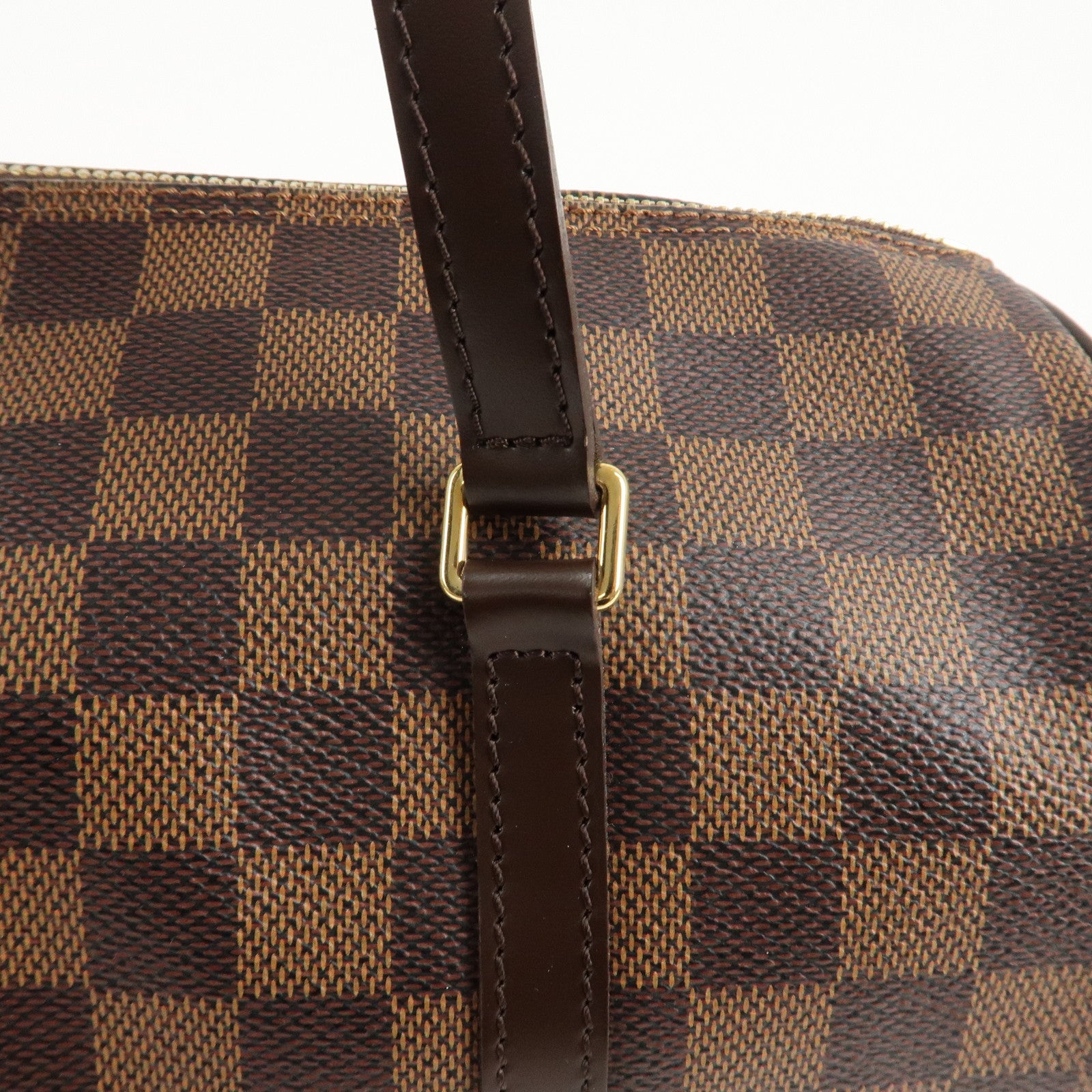 Louis Vuitton Damier Papillon 30 Hand Bag Pouch Brown N51303 Used