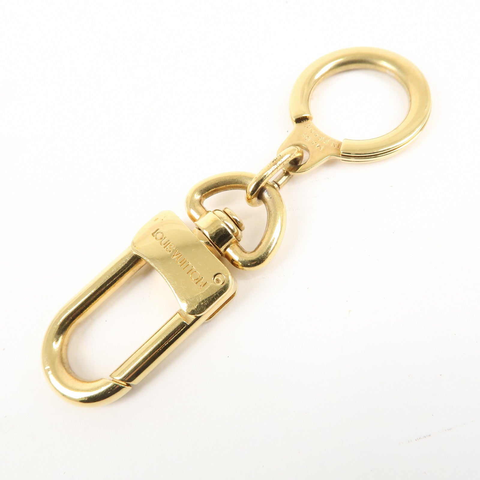 Louis Vuitton Set of 2 Ano Cles Key Chain Key Charm Gold M62694