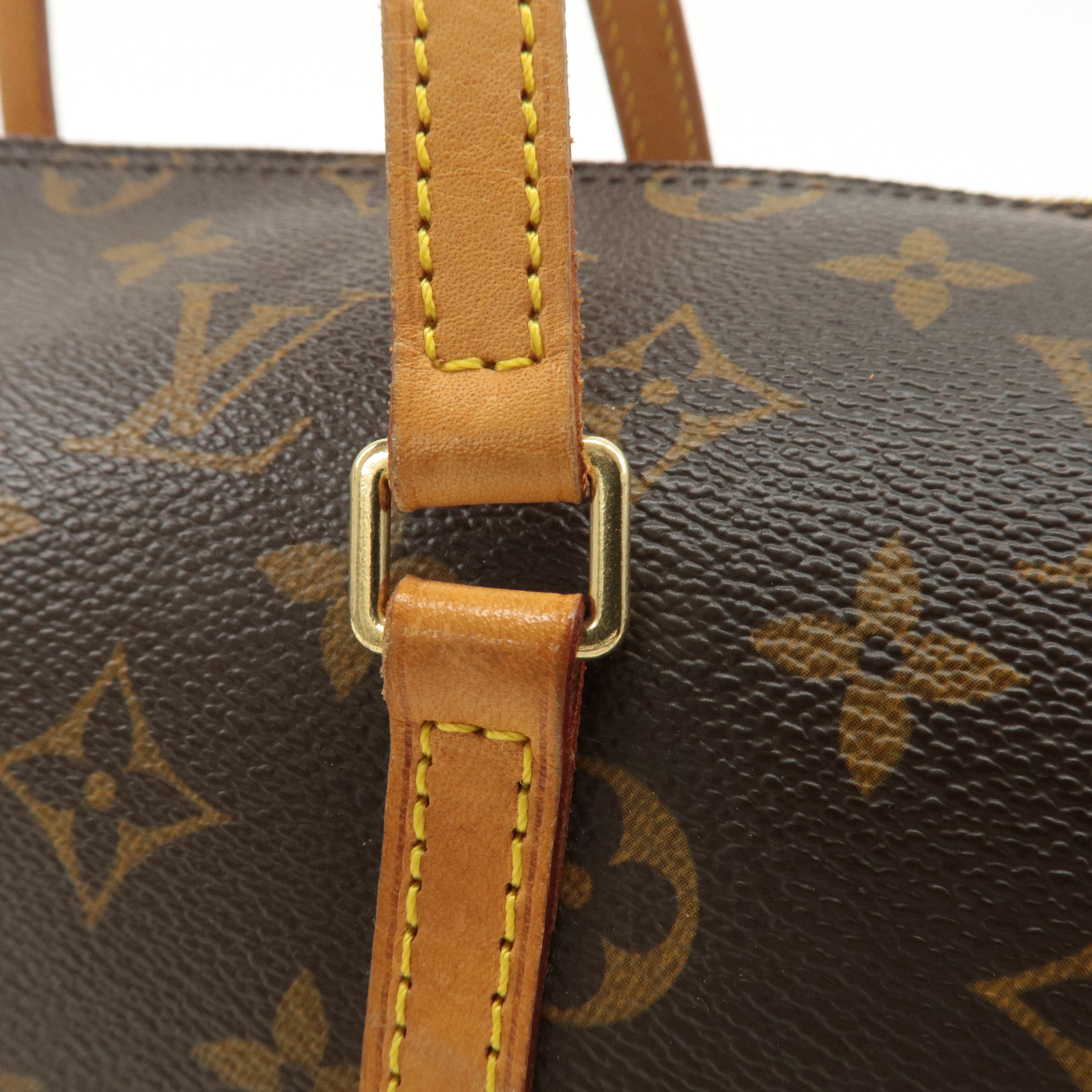 Louis Vuitton Monogram Papillon 26 Hand Bag Brown M51385