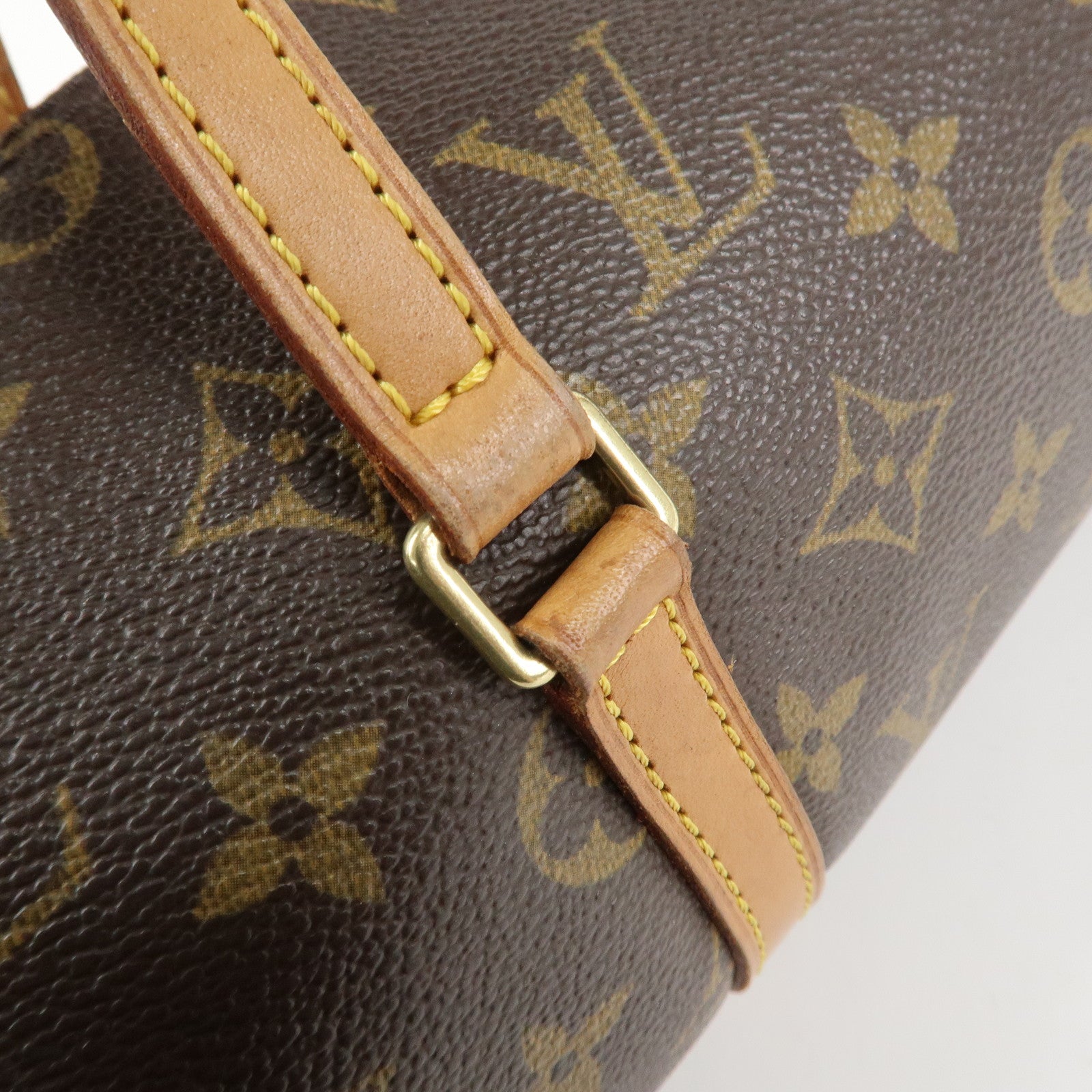 Louis Vuitton Monogram Papillon 26 Hand Bag Brown M51386 Used