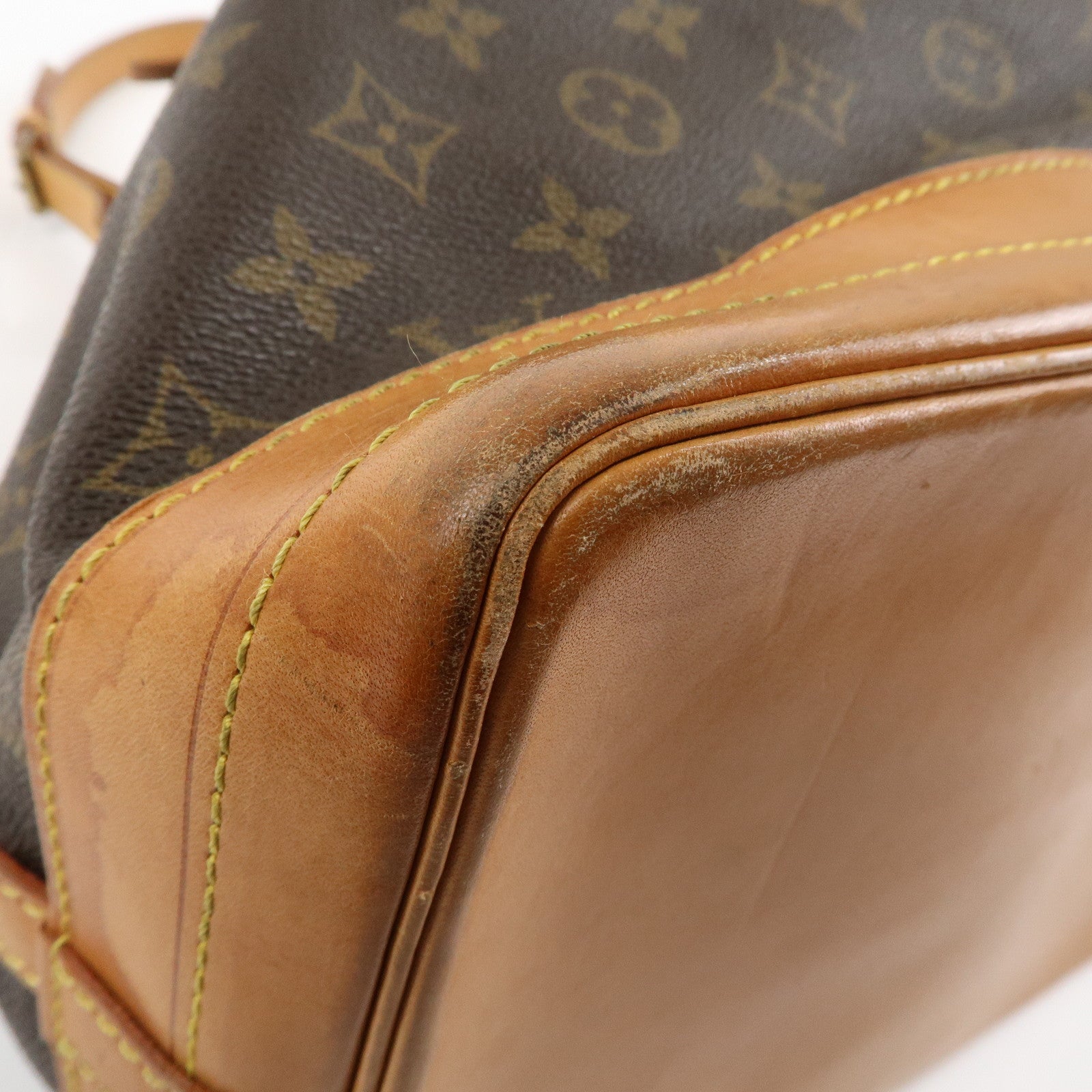 Louis Vuitton Monogram Noe Shoulder Bag Brown M42224