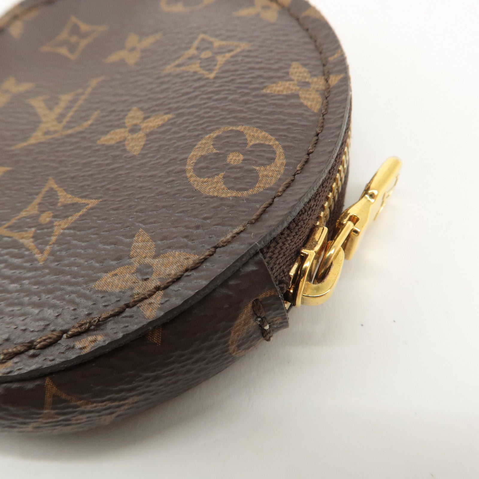 Louis Vuitton Pochette Accessoires Coin Case Brown M44813 Used