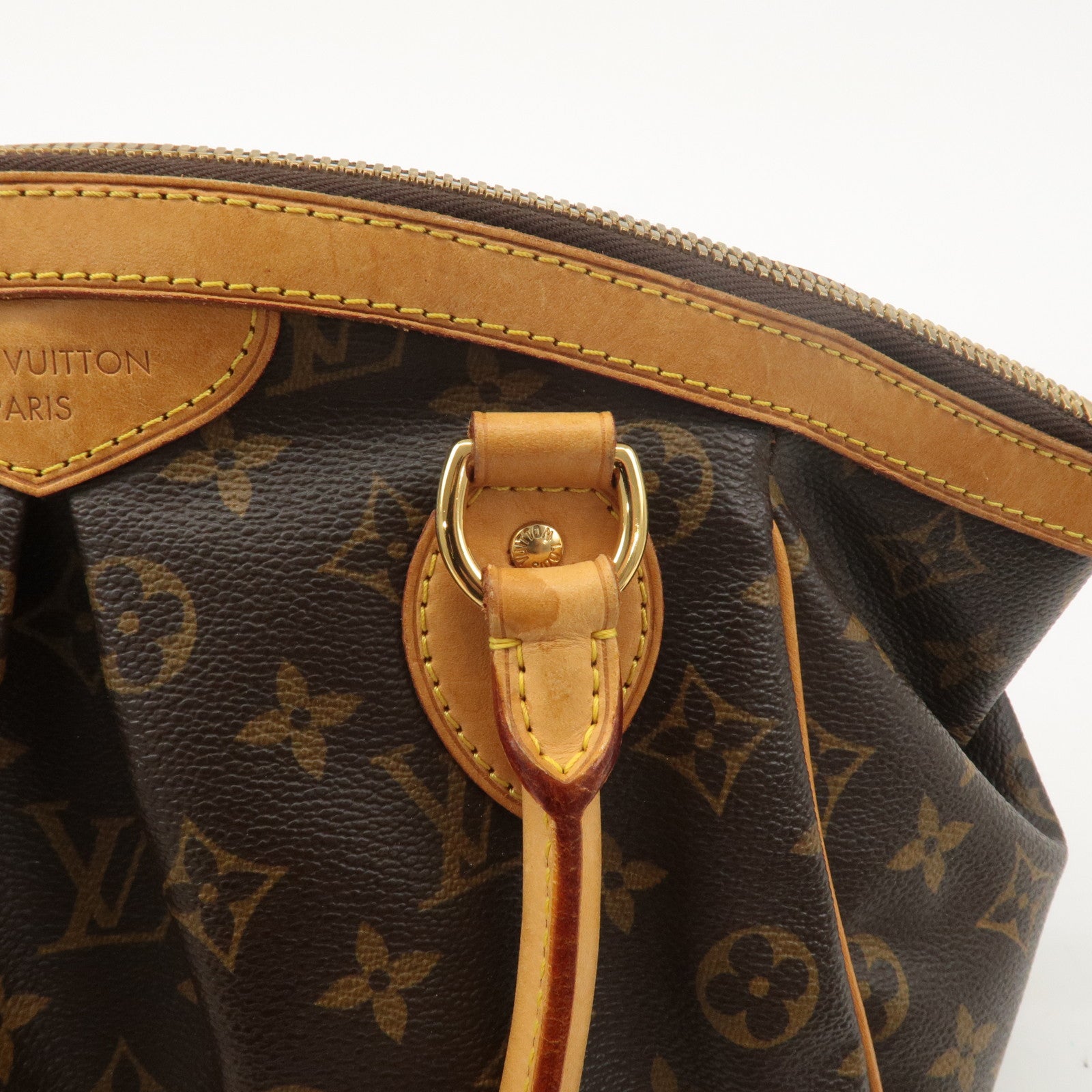 Louis Vuitton Monogram Tivoli PM Hand Bag Brown M40143