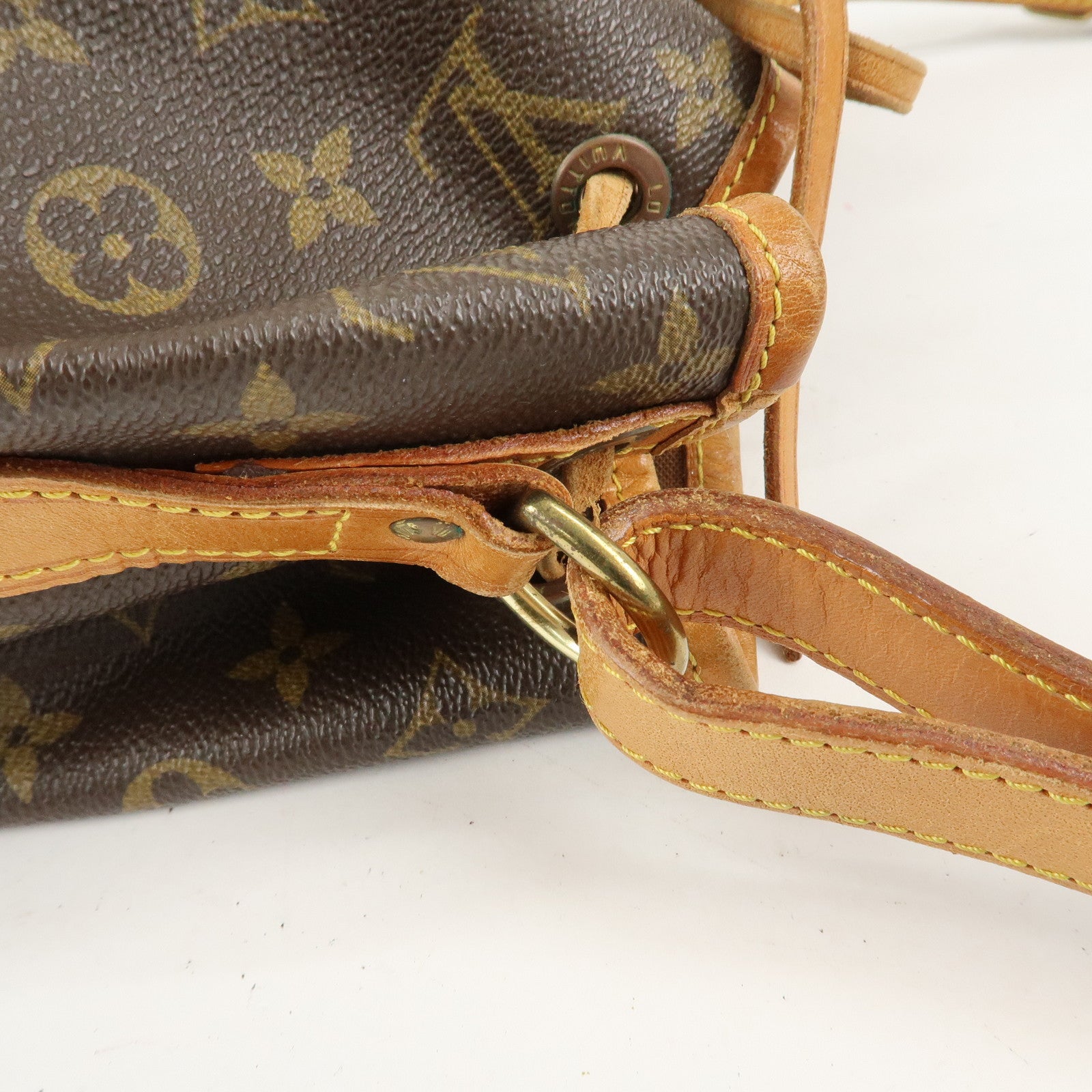 Louis Vuitton Monogram Petit Noe Shoulder Bag Brown M42226