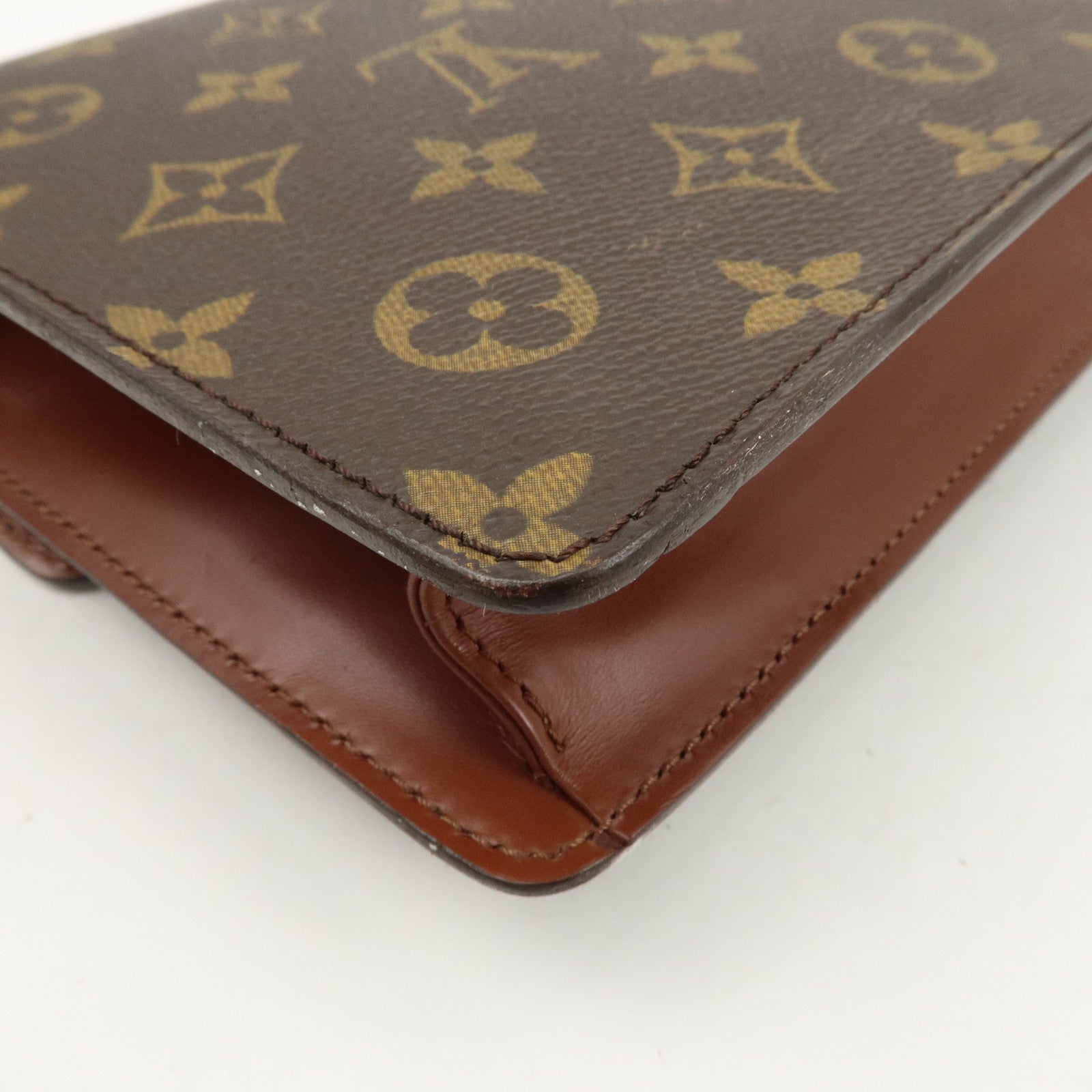 Louis Vuitton Monogram Canvas Chaillot Clutch Bag M51788 Used