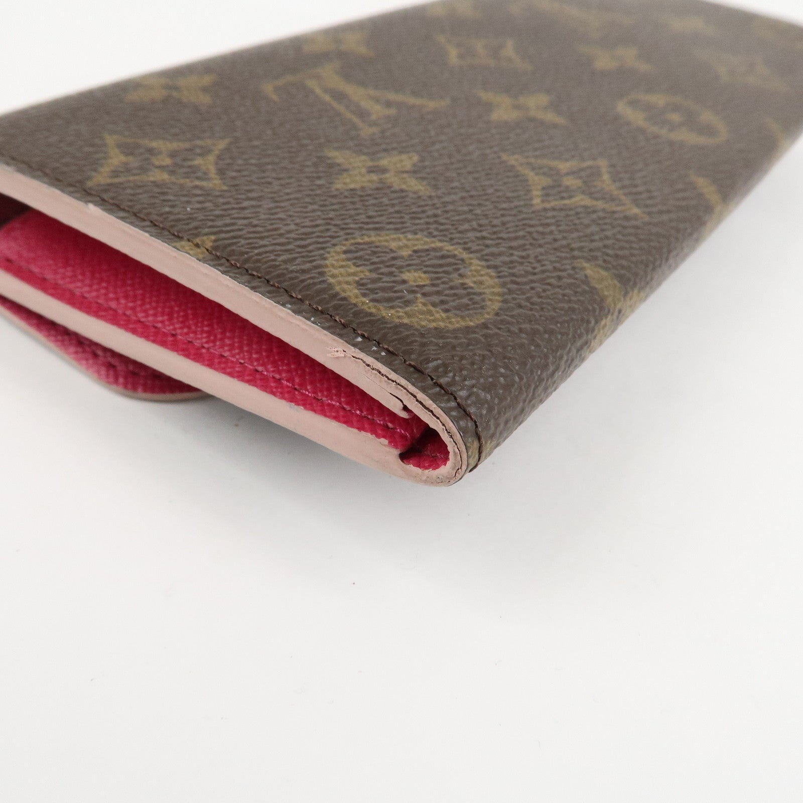 Louis Vuitton Monogram Portefeuille Emily Flower Wallet M64202 Used