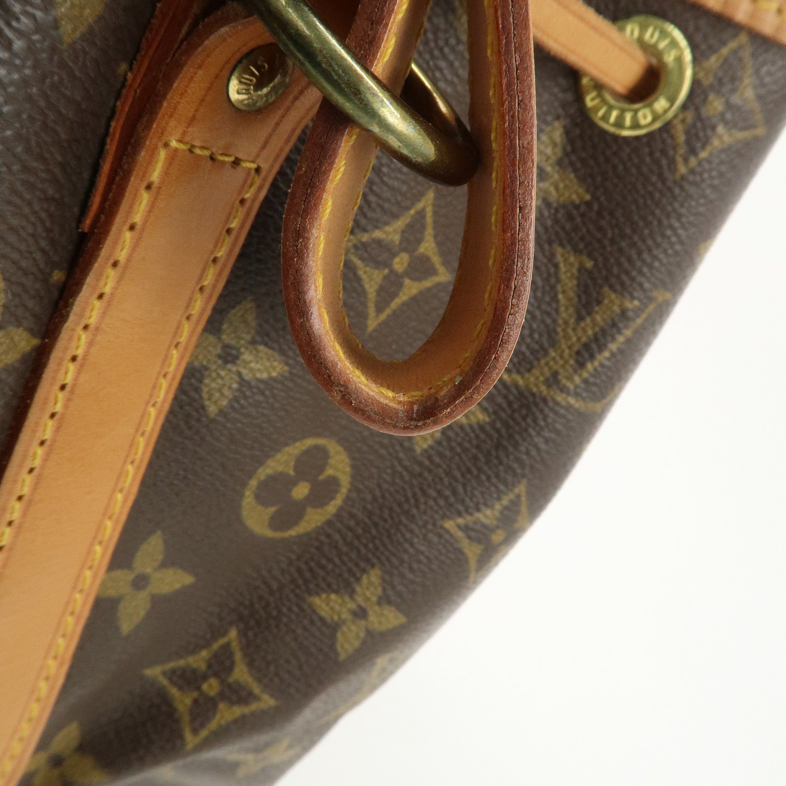 Louis Vuitton Monogram Noe Shoulder Bag Hand Bag Brown M42224 Used