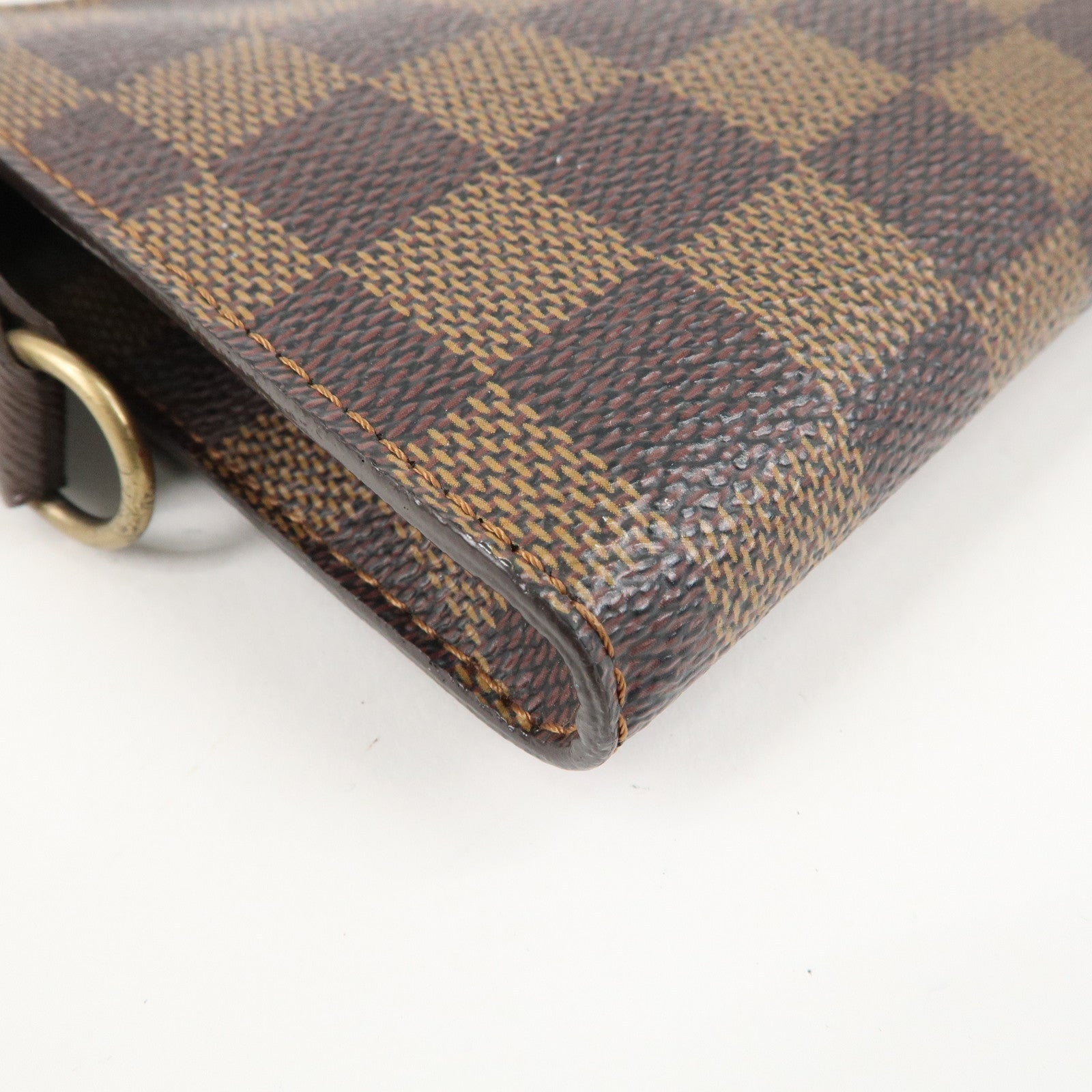 Louis Vuitton Damier Ebene Attached Pouch for Male Bag Brown