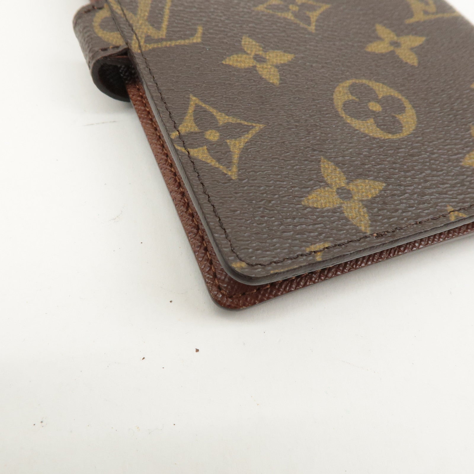 Louis Vuitton Monogram Agenda PM Planner Cover Brown R20005