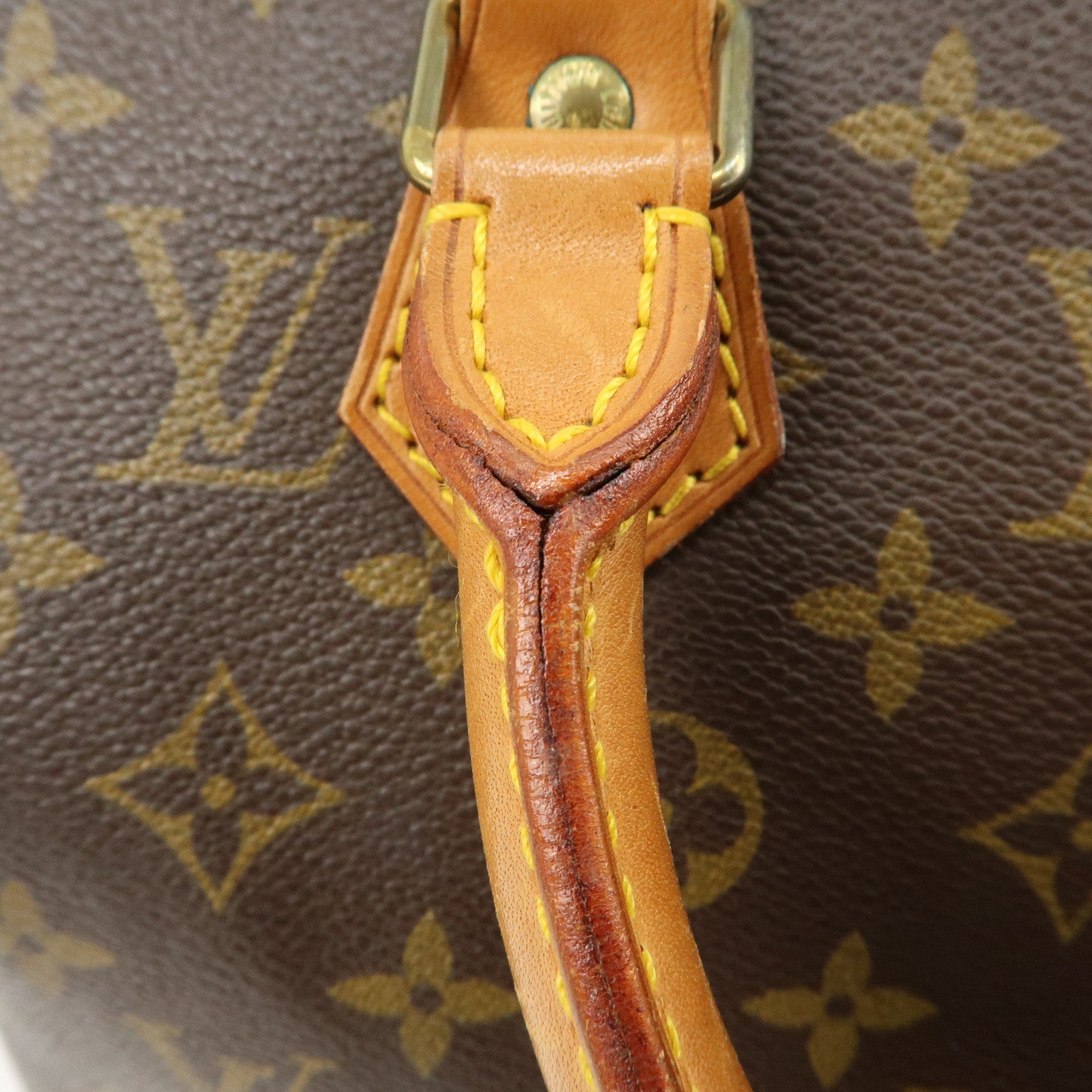 Louis Vuitton Monogram Speedy 25 Hand Bag Boston Bag M41528