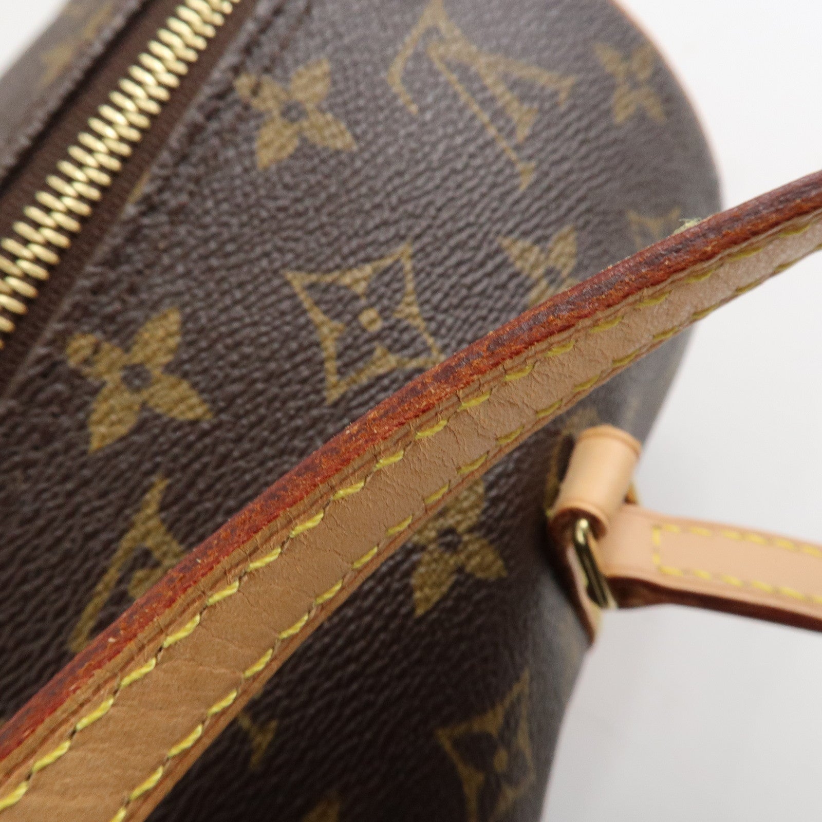 Louis Vuitton Monogram Papillon 30 Hand Bag Brown M51385 Used