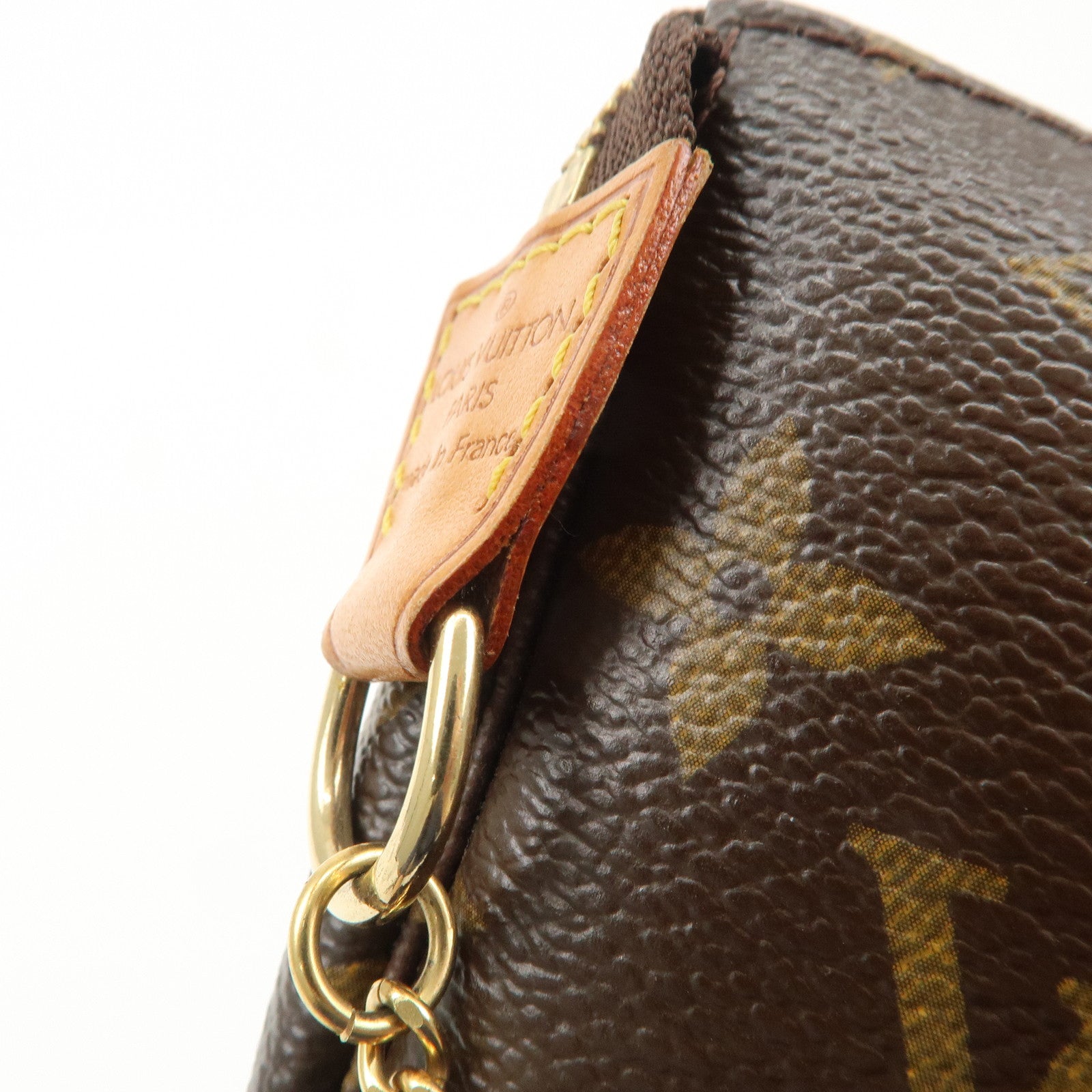 Louis Vuitton Monogram T&B Mini Pochette Accessoires Pouch M60153 Used