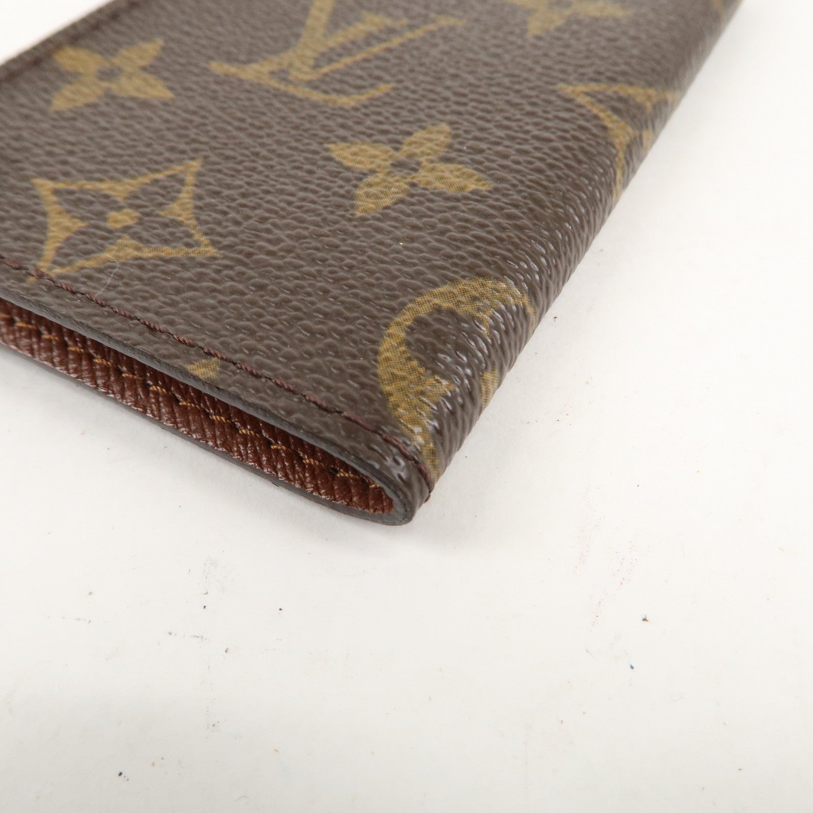 Louis Vuitton Monogram Porte Cartes Credit Pression Brown M60937