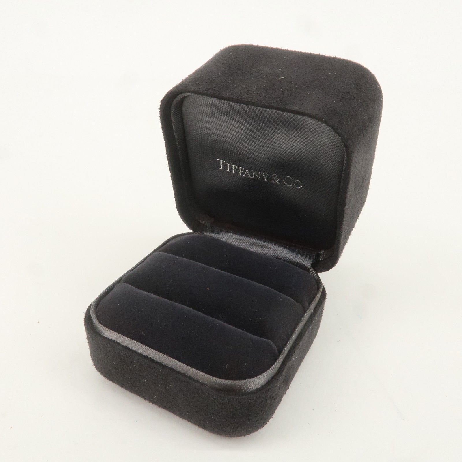 Tiffany&Co. Set of 6 Jewelry Box For Ring Display Box Black