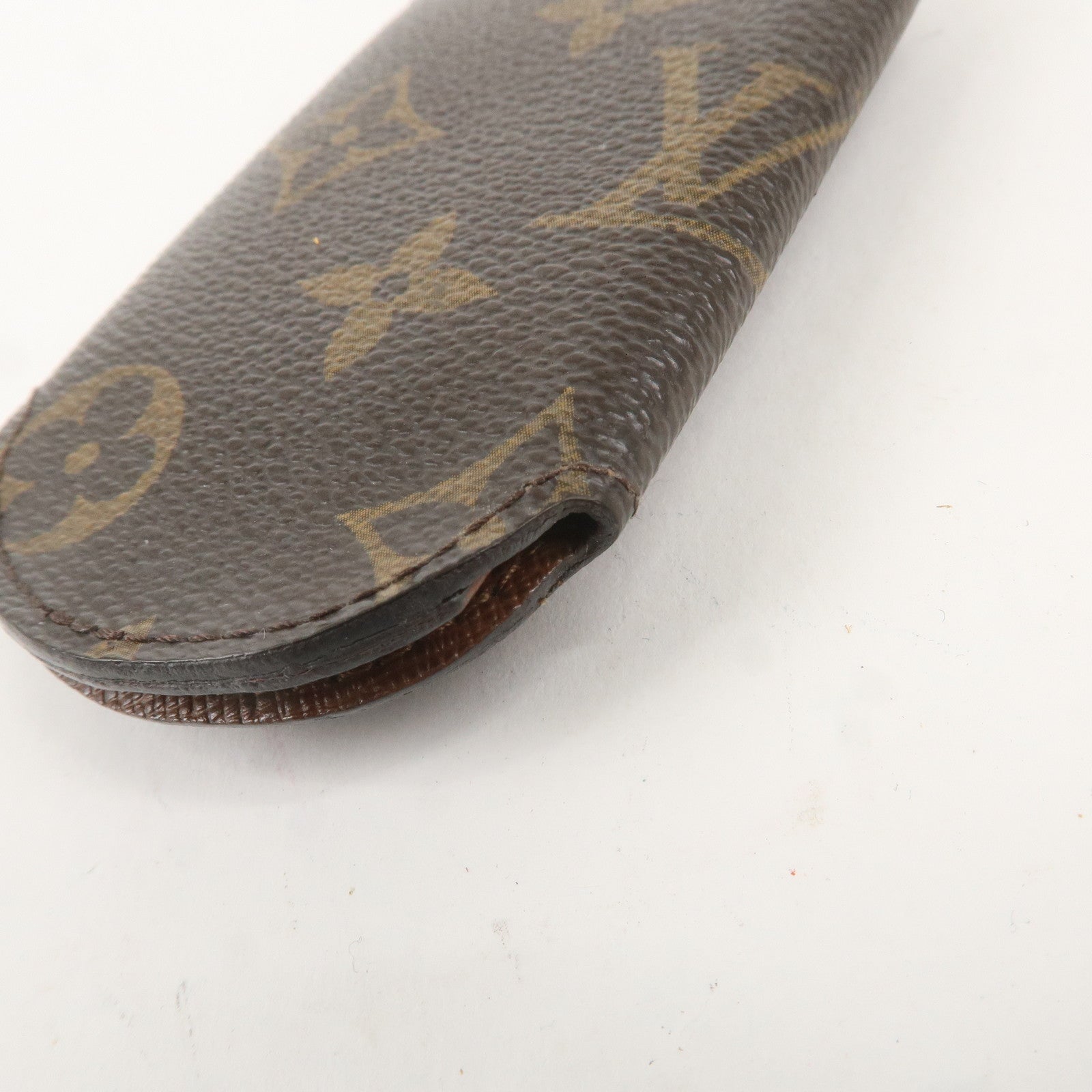 Louis Vuitton Monogram Round PM 4 Key Case Brown M60115