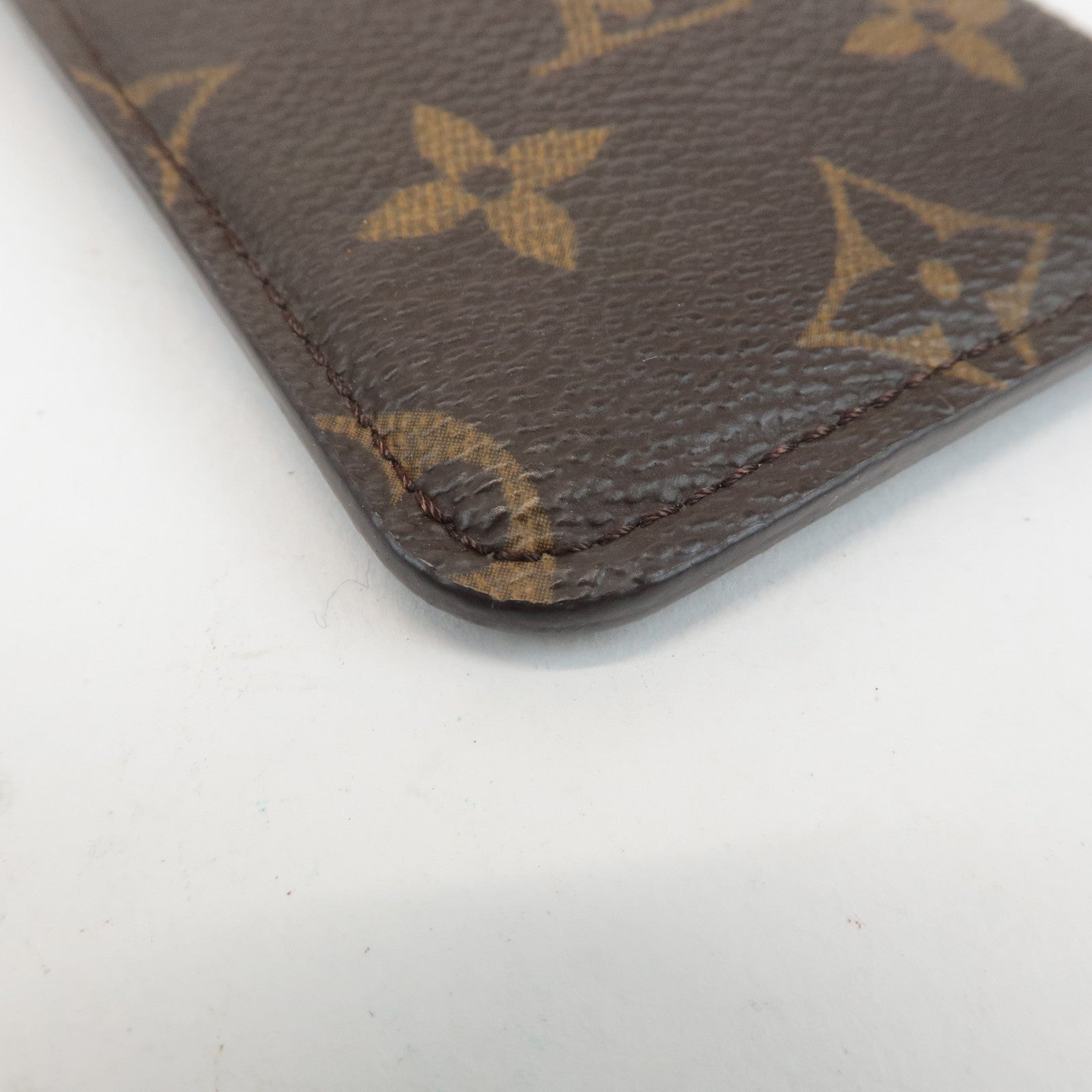 Louis Vuitton Monogram etui a lunettes PM Glasses Case M66545 Used