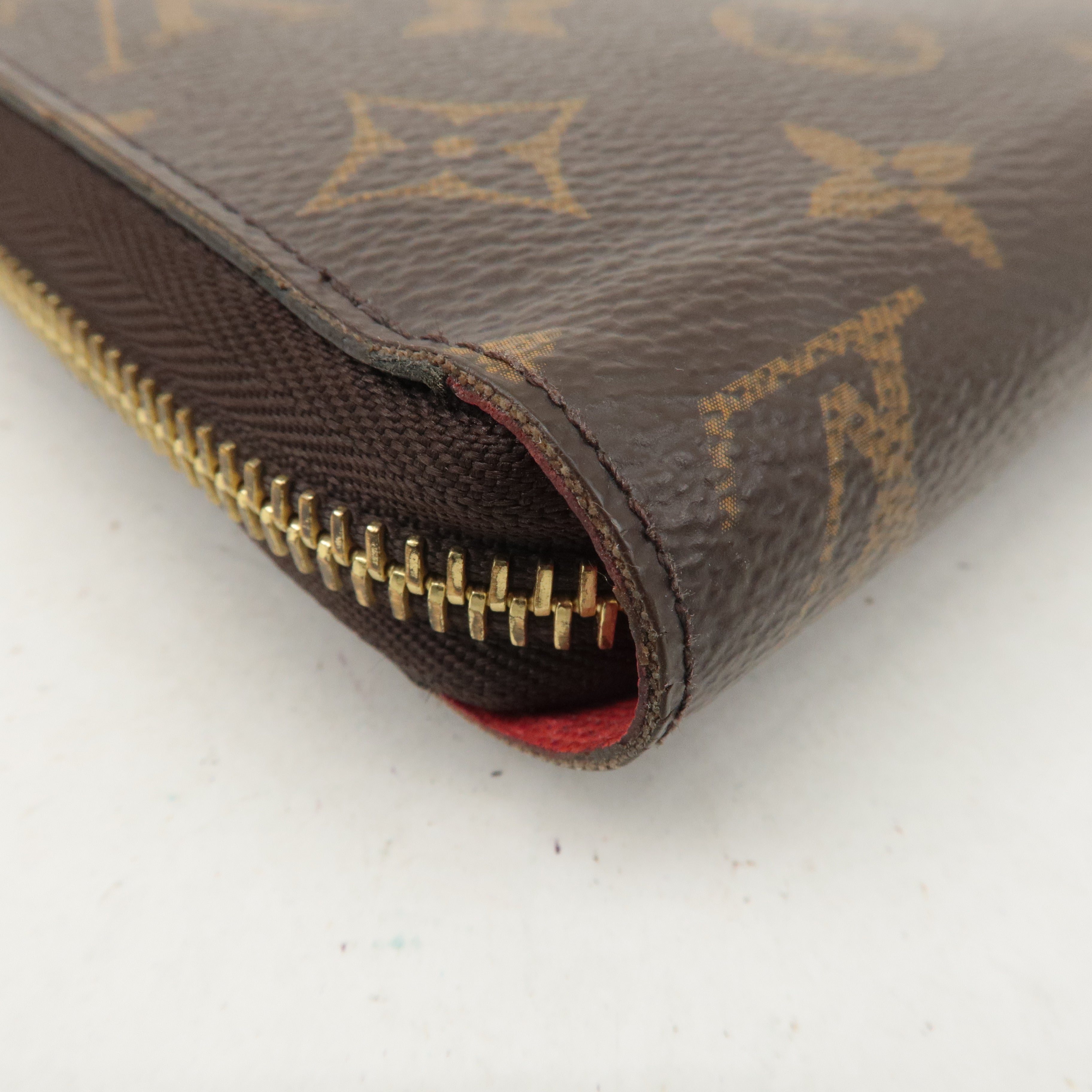 Louis Vuitton Monogram Zippy Wallet Long Wallet Coquelicot M41896