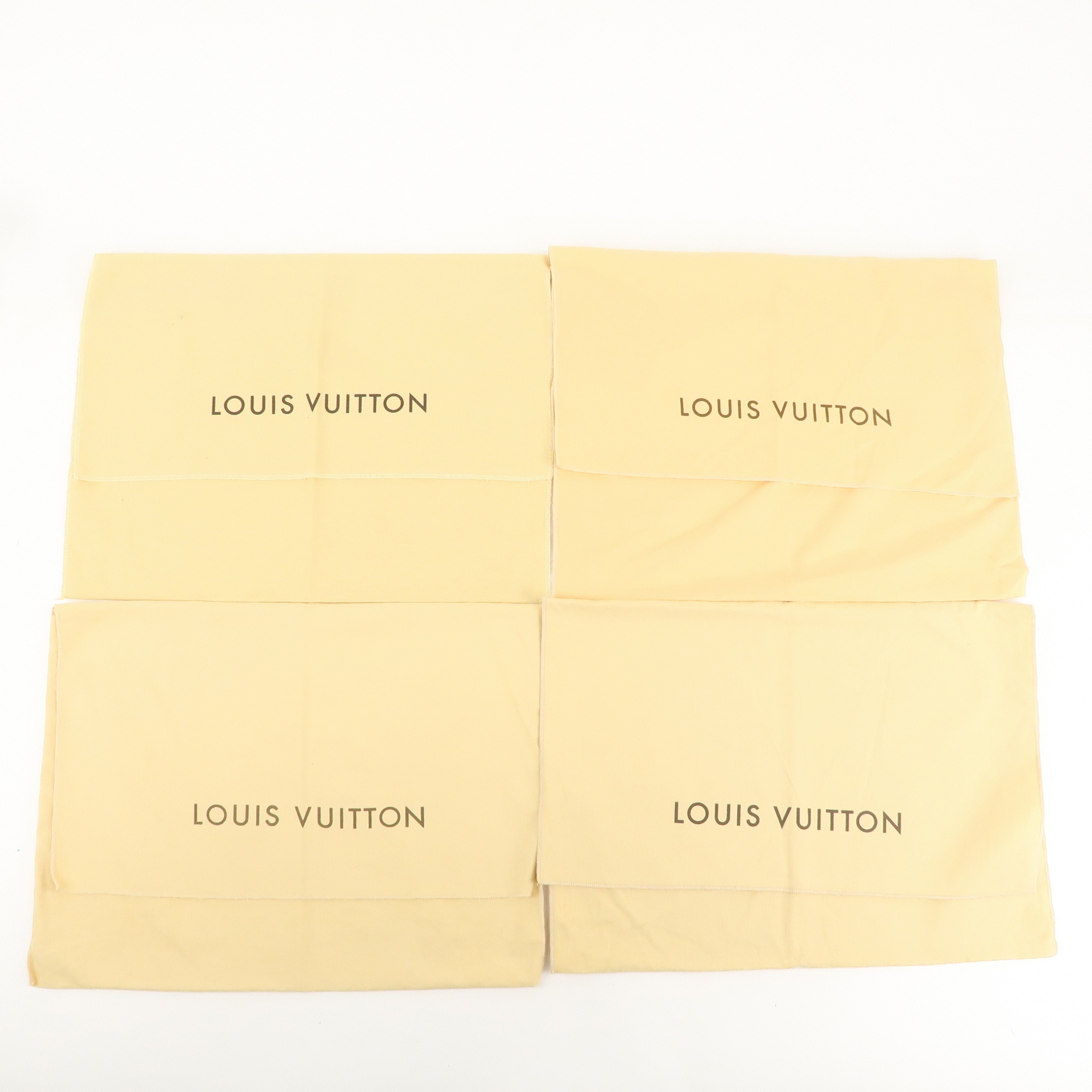 Louis Vuitton Set of 14 Storage Bag Dust Bag Beige