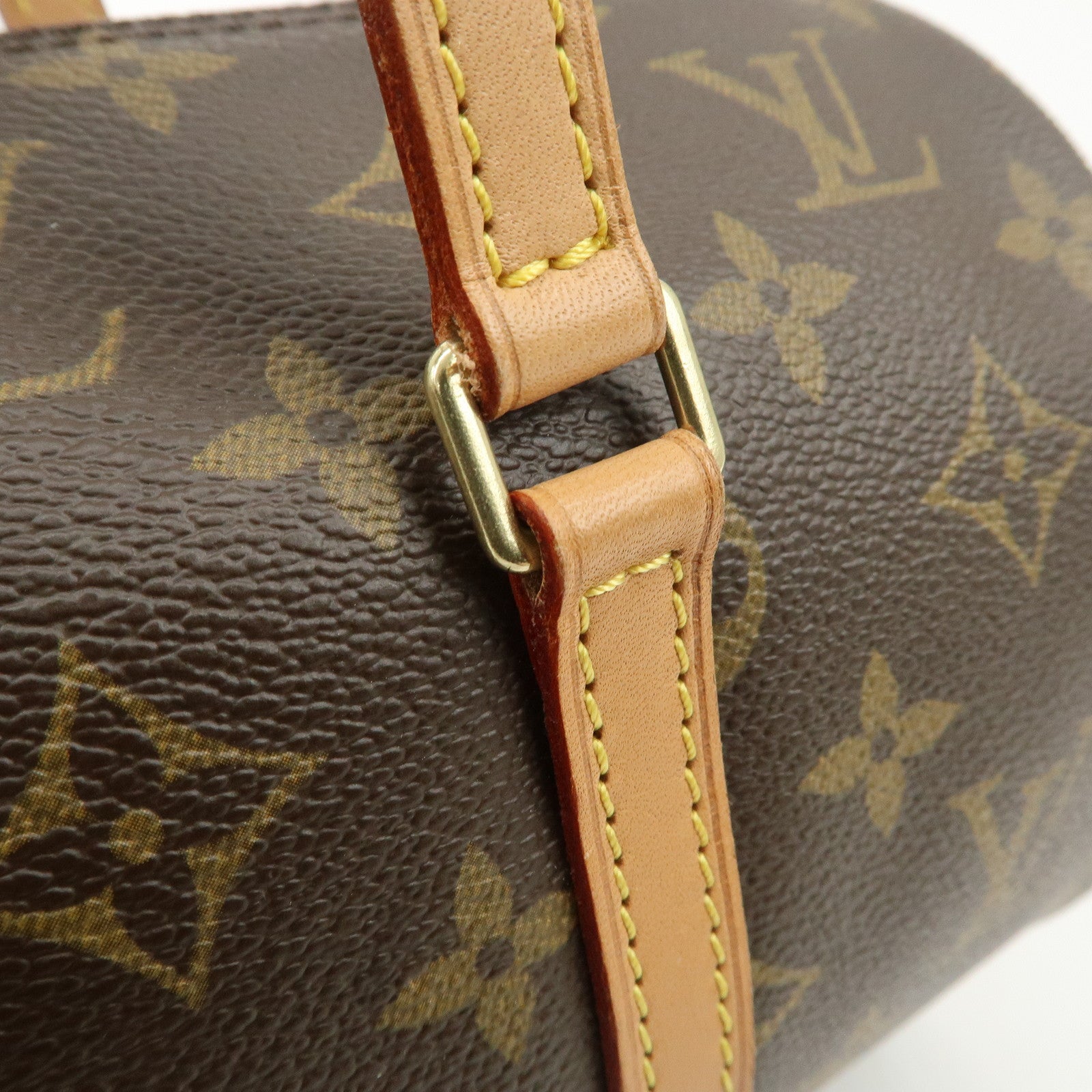 Louis Vuitton Monogram Papillon 30 Hand Bag Brown M51385