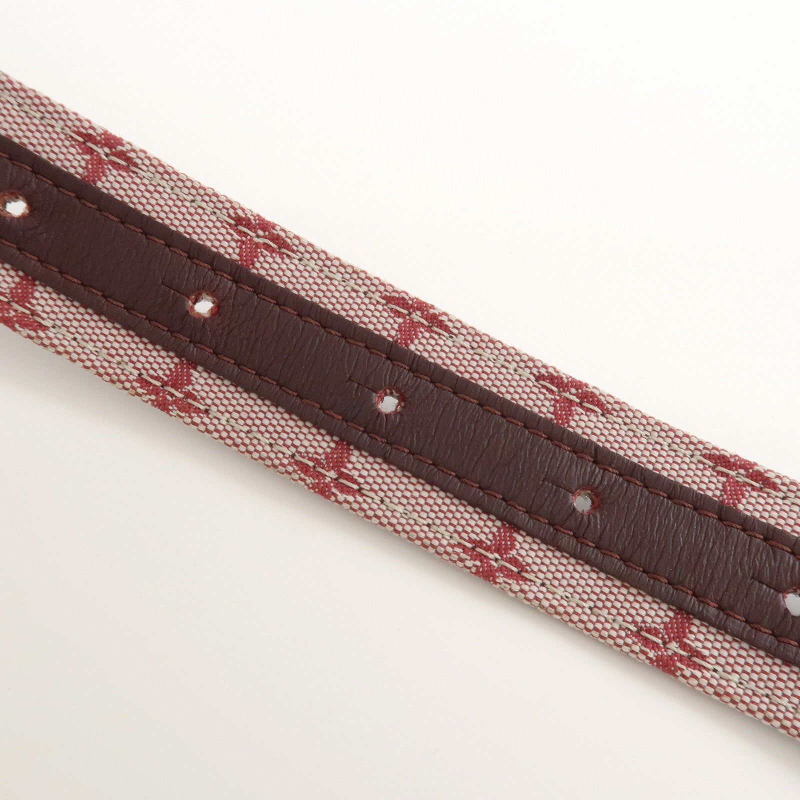 Louis Vuitton Monogram Mini Saint Tulle 85/34 Cerise Belt M6822Y Used