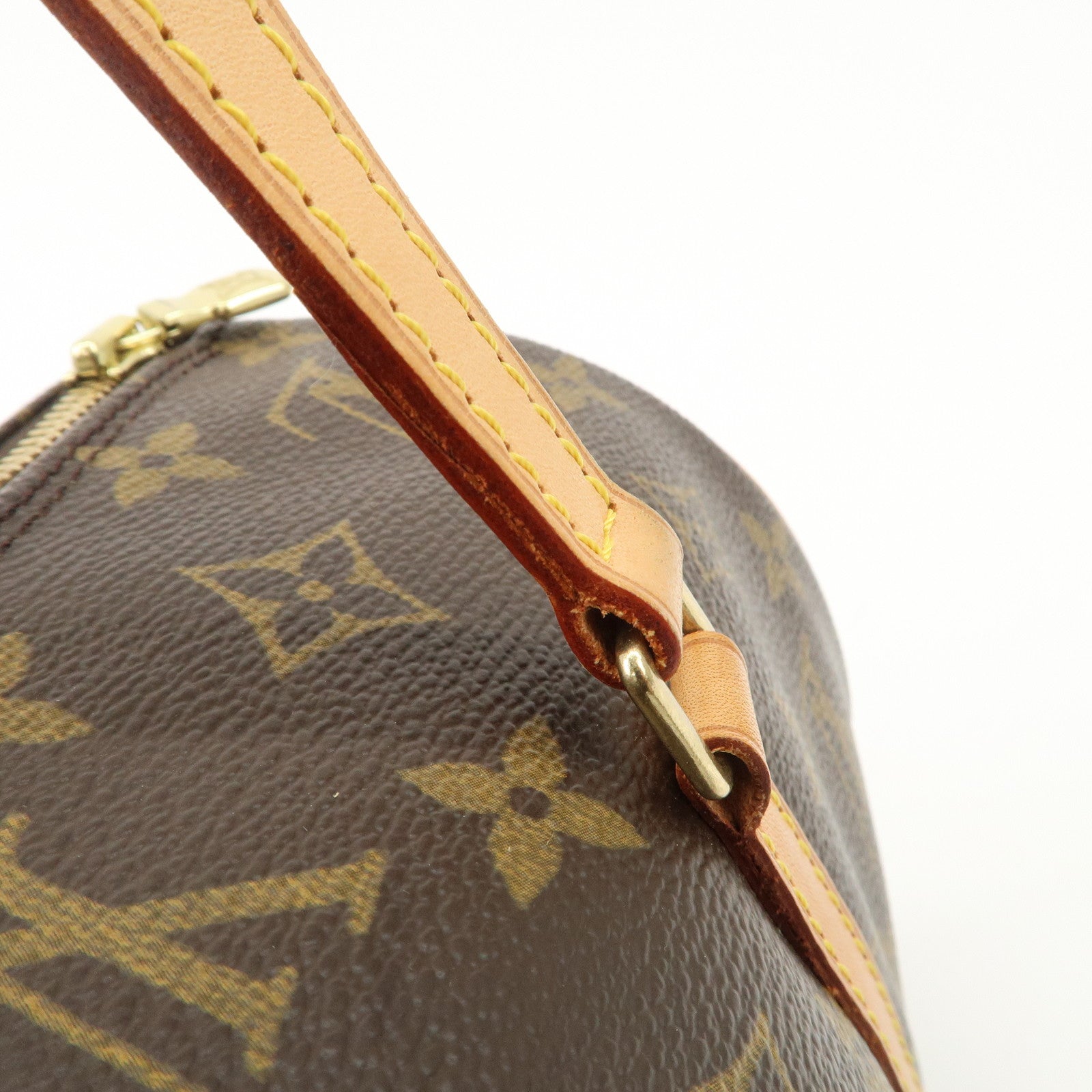 Louis Vuitton Monogram Papillon 30 Hand Bag Brown M51385 Used