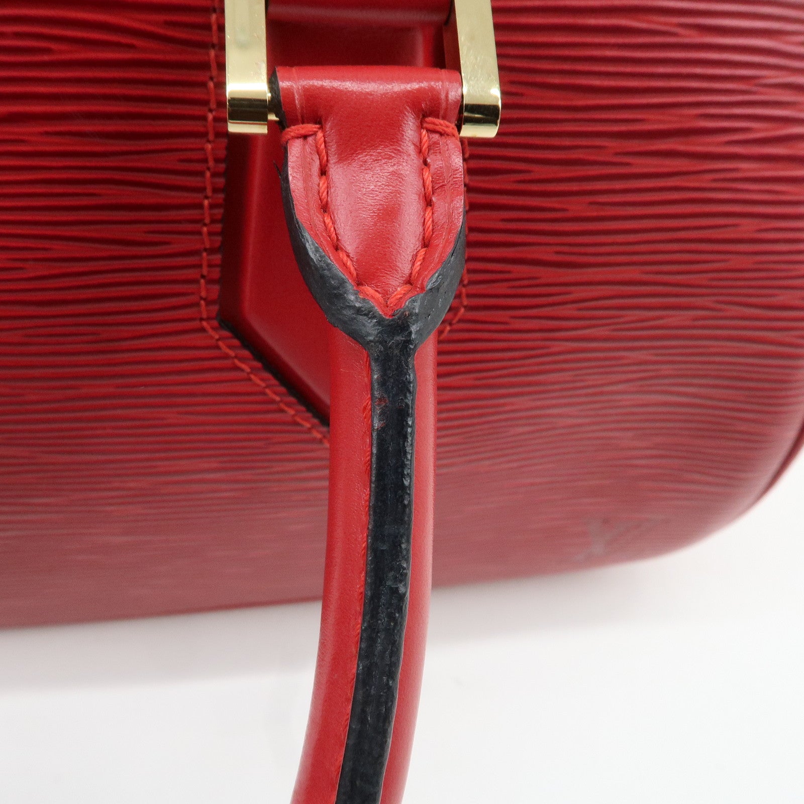 Louis Vuitton Epi Jasmine Hand Bag Castilian Red M52087