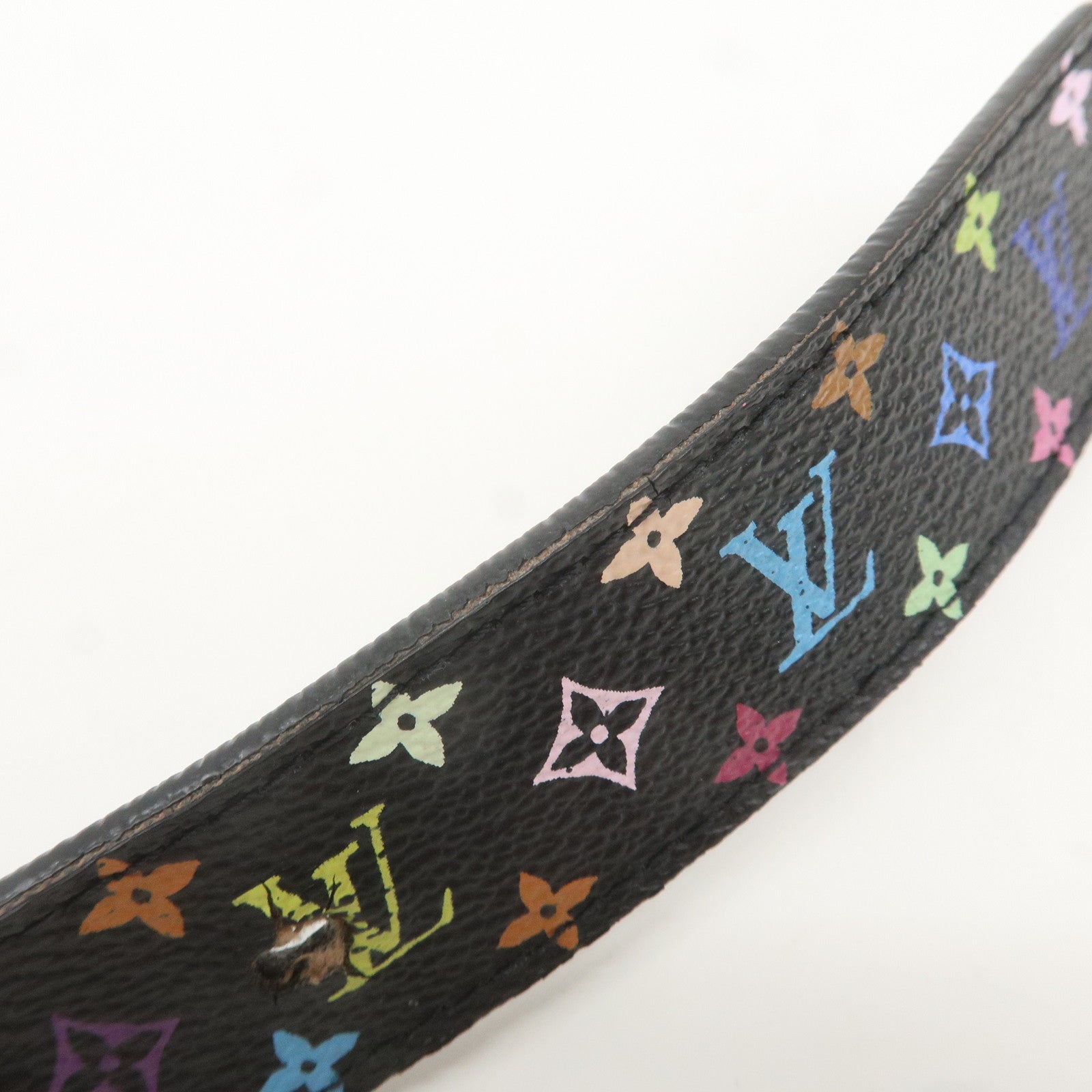 Louis Vuitton Monogram Multicolor Saint Tulle Belt 75/30 M6890