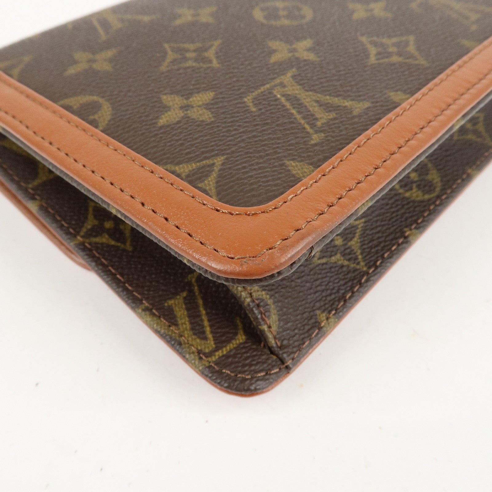 Louis Vuitton Monogram Pochette Damme PM Clutch Bag M51812 Used