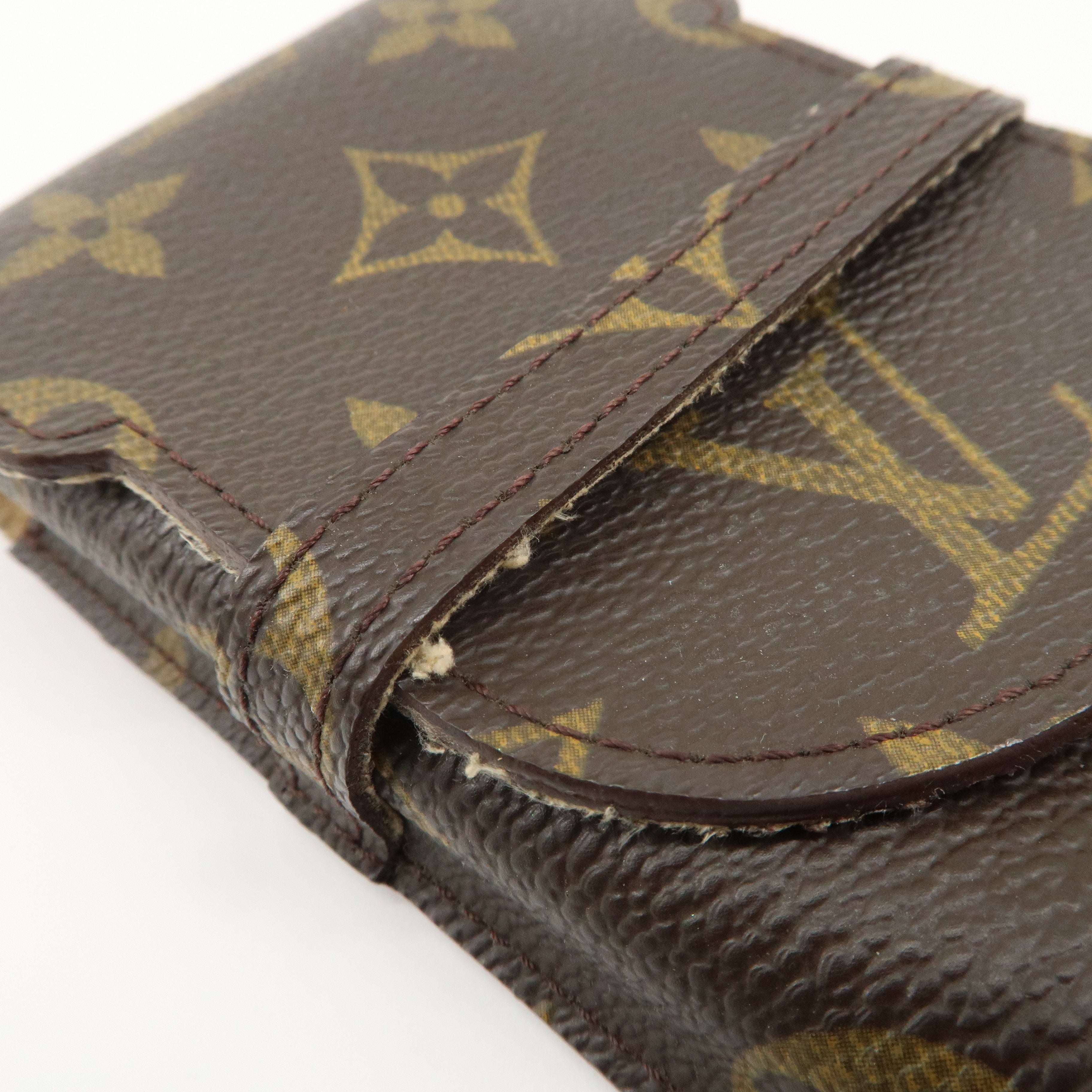 Louis Vuitton Monogram Set of 2 etui a lunettes lavel Glasses Case