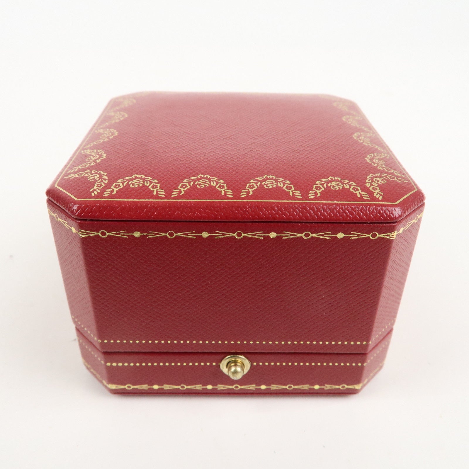 Cartier Set of 2 Ring Box Display Box Jewelry Box For Ring Red