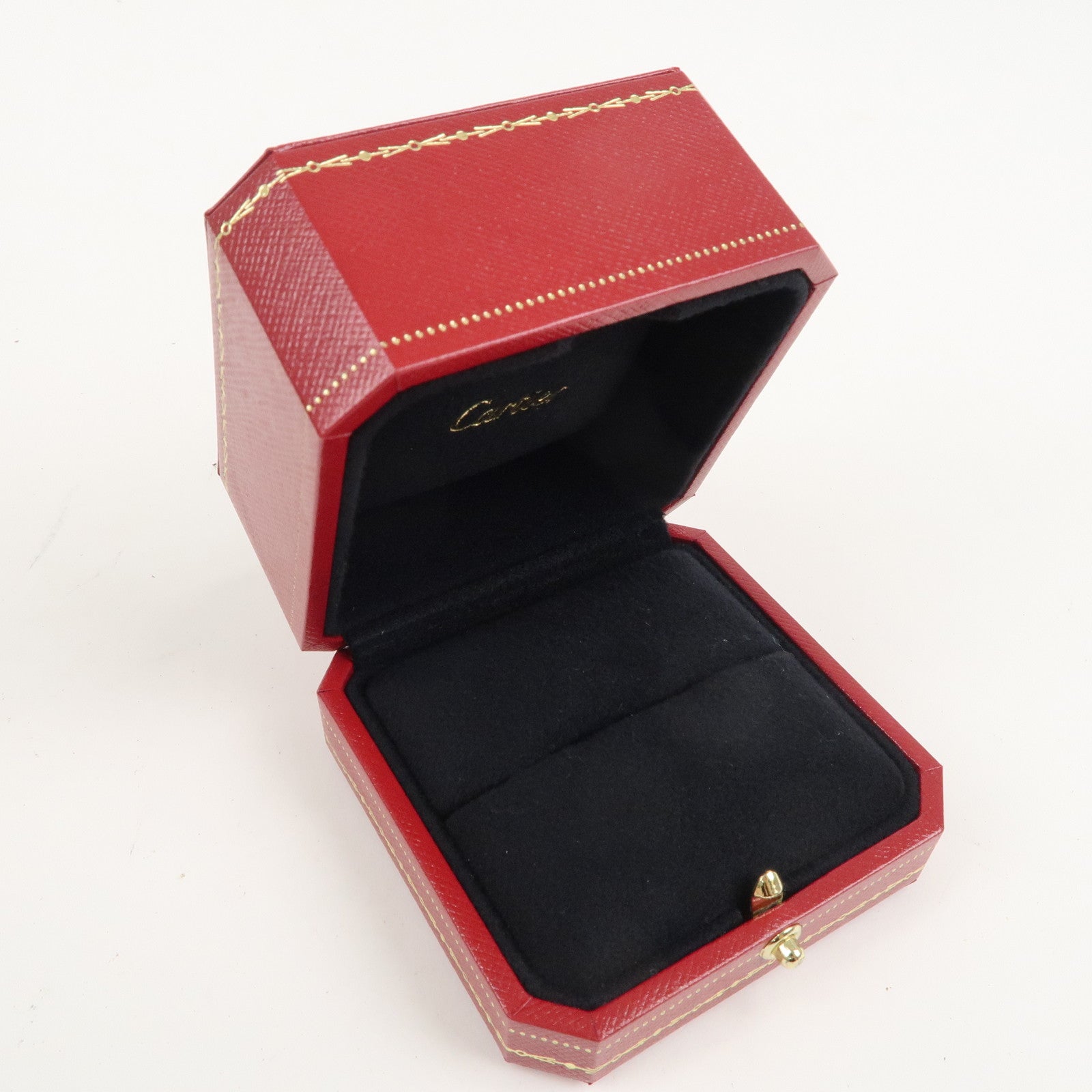 Cartier Set of 2 Ring Box Display Box Jewelry Box For Ring Red