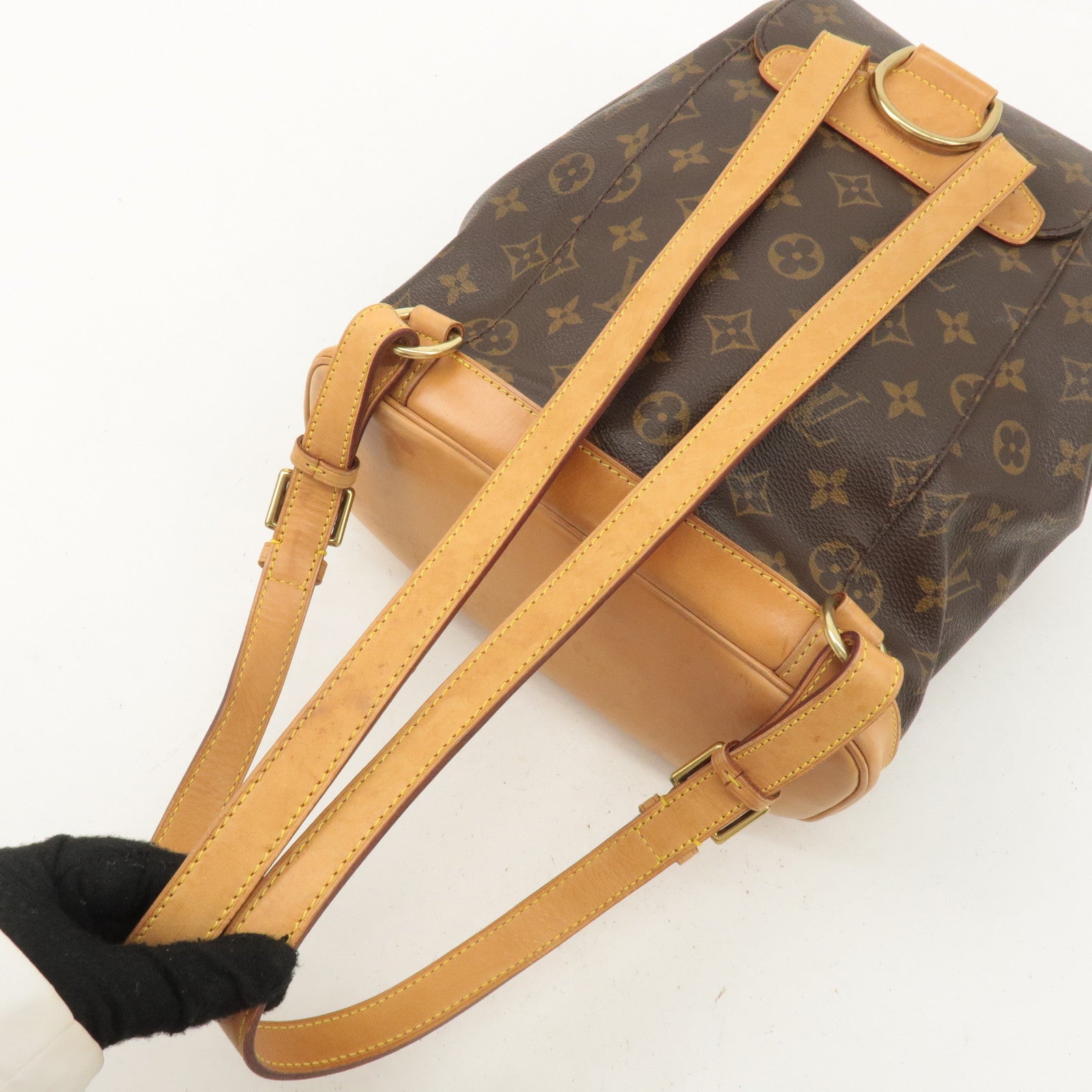 Louis Vuitton Monogram Montsouris MM Backpack Brown M51136