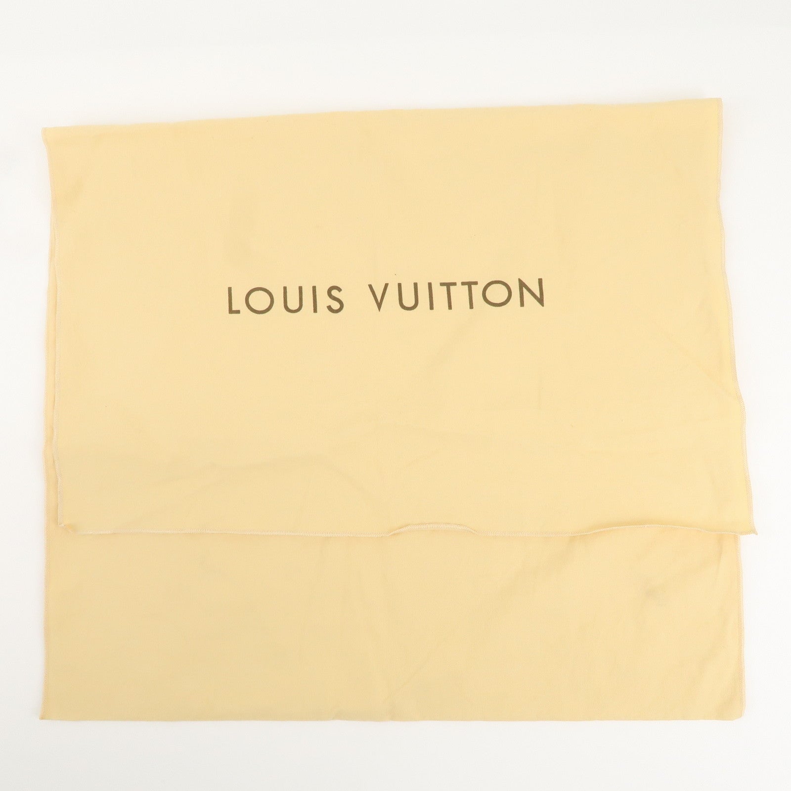 Louis Vuitton Set of 12 Dust Bag Storage Bag Flap Beige