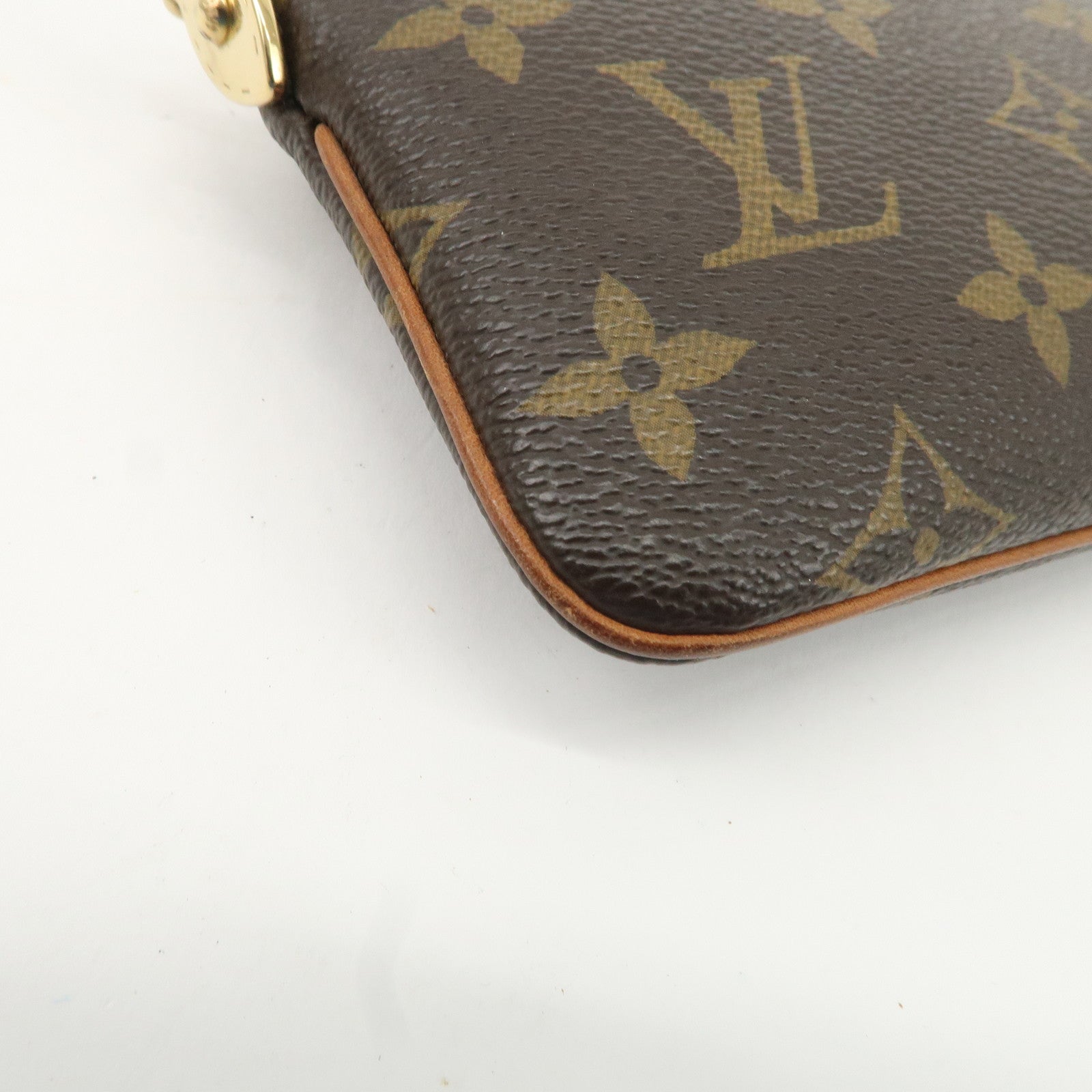 Louis Vuitton Monogram Pochette Milla PM Mini Pouch M60095 Used