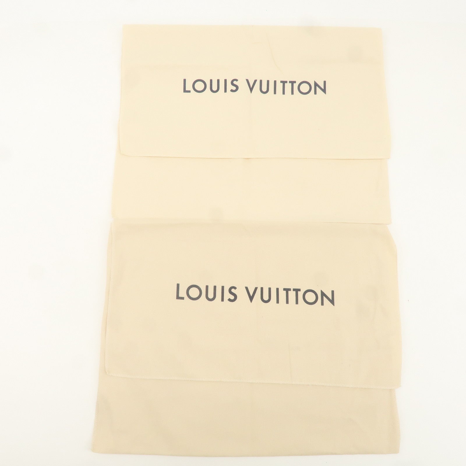 Louis Vuitton Set of 10 Dust Bag Storage Bag New Style Beige