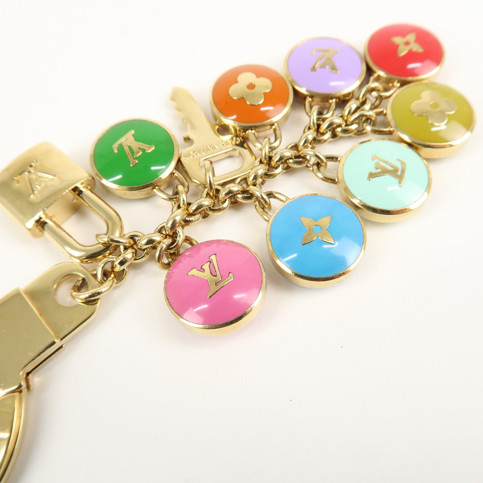 Louis Vuitton Porte Cles Pastille Bag Charm Multicolor M65381 Used