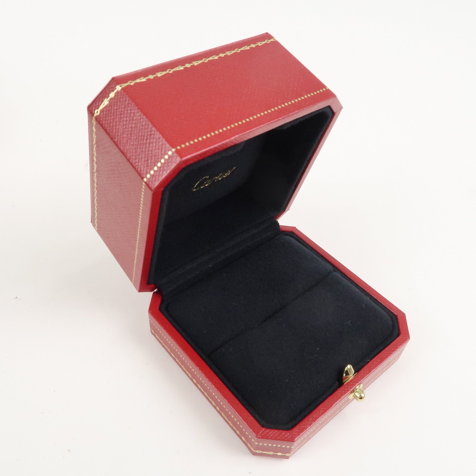 Cartier Set of 2 Ring Box Display Box Jewelry Box For Ring Red