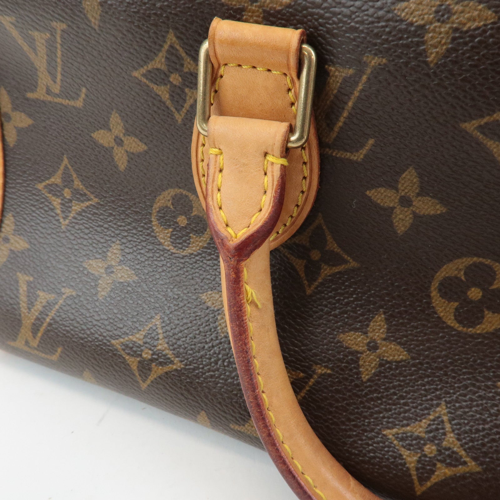 Louis Vuitton Monogram Popincourt Hand Bag Brown M40009 Used