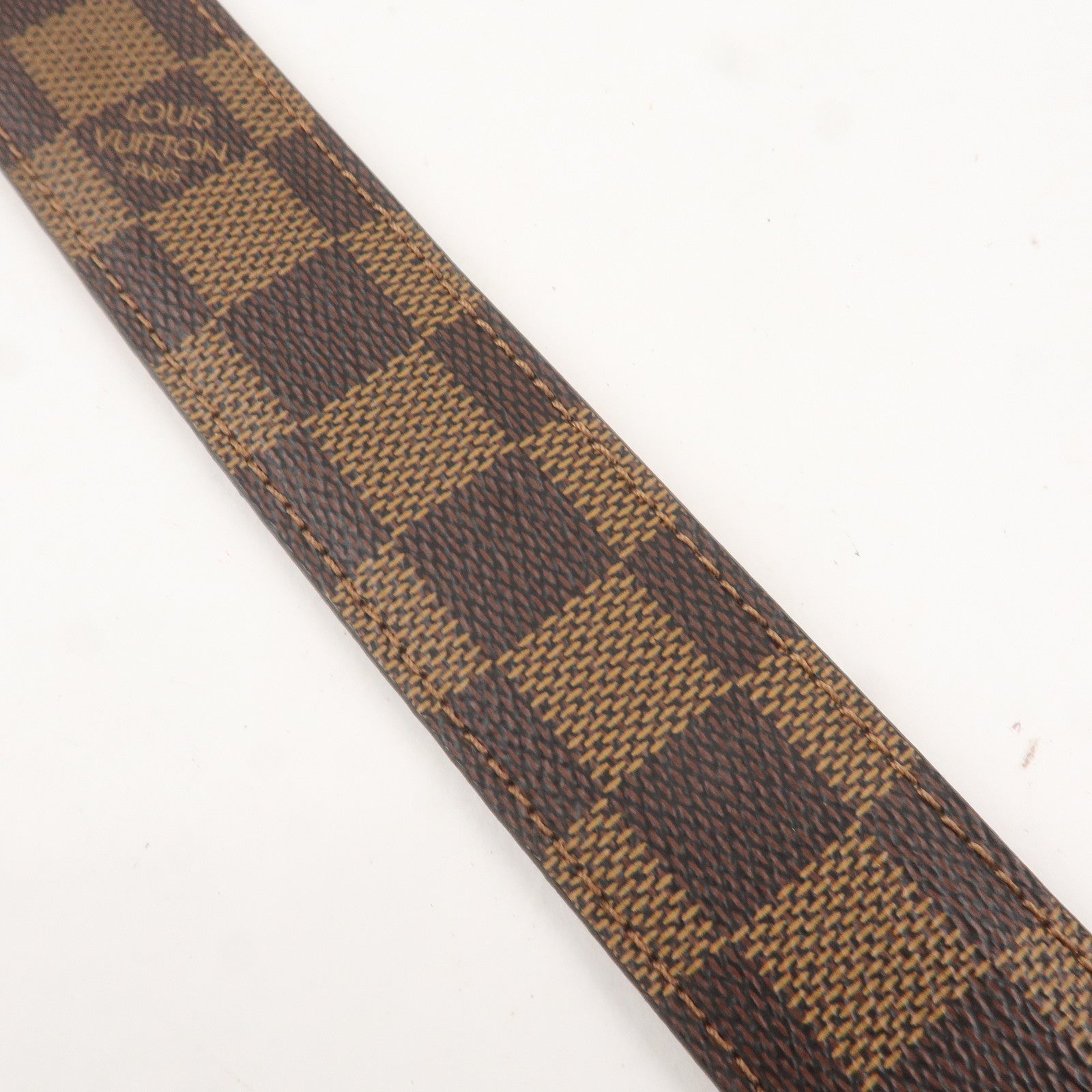 Louis Vuitton Damier Ebene Saint Tulle Riveted Belt 90/36 M6835