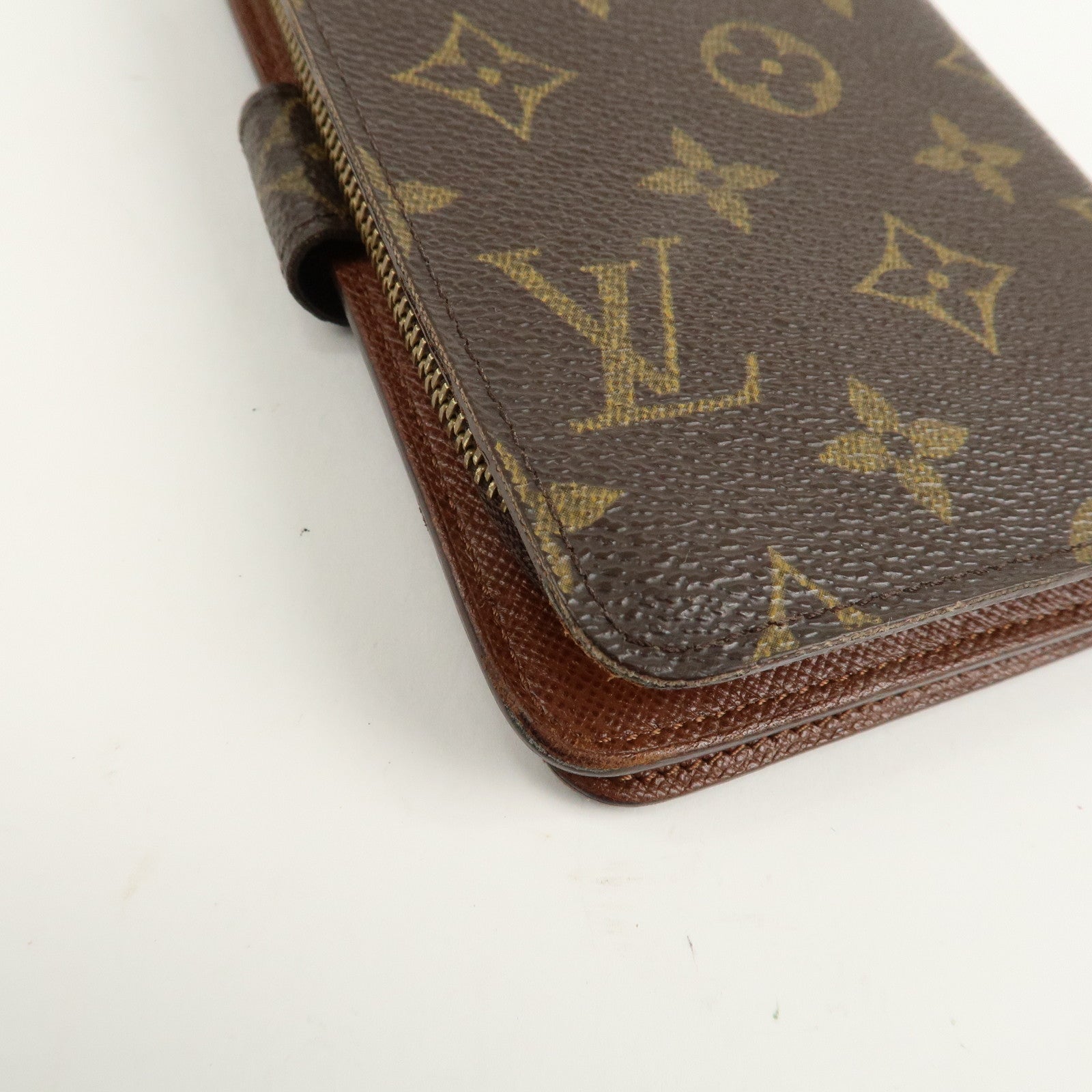 Louis Vuitton Monogram Porte Papier Zip Bi-fold Wallet M61207 Used